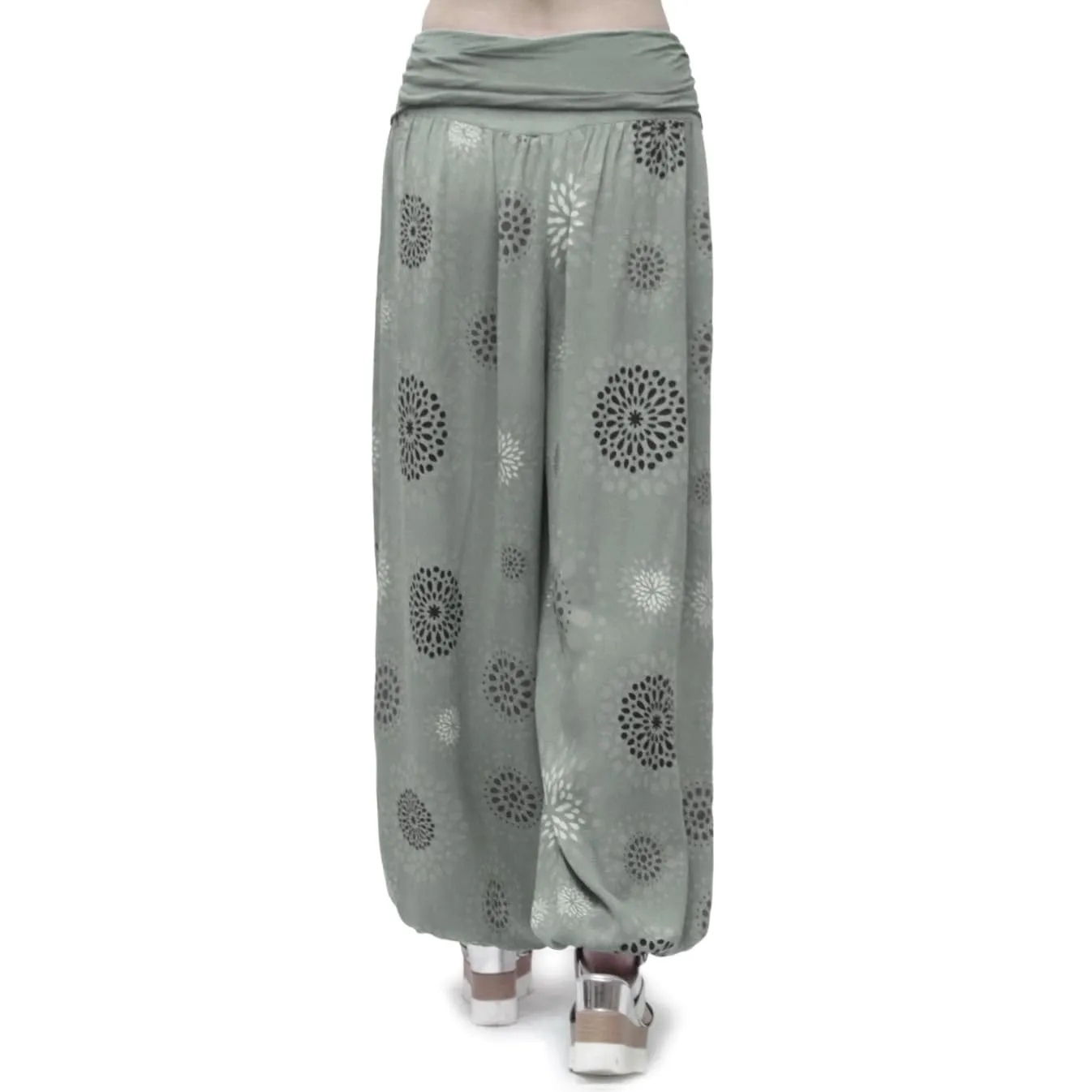 GLAMEXX24 Pantaloni Harem Donna Casual per Yoga, Pilates e Danza con Tasche - immagine 5