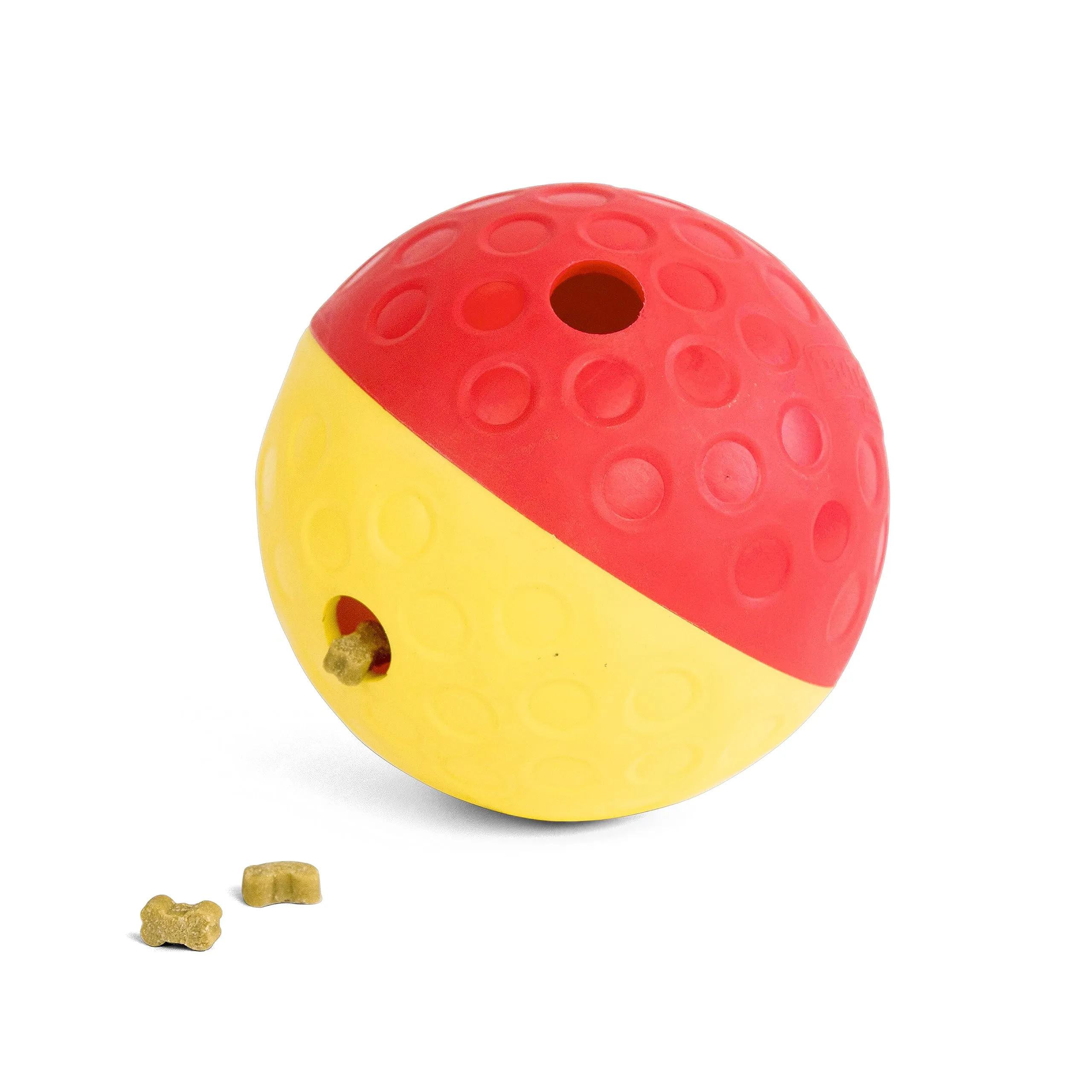Outward Hound Nina Ottosson Treat Tumble Gioco Rompicapo Interattivo per Cani, Rosso/Giallo, Large - immagine 1