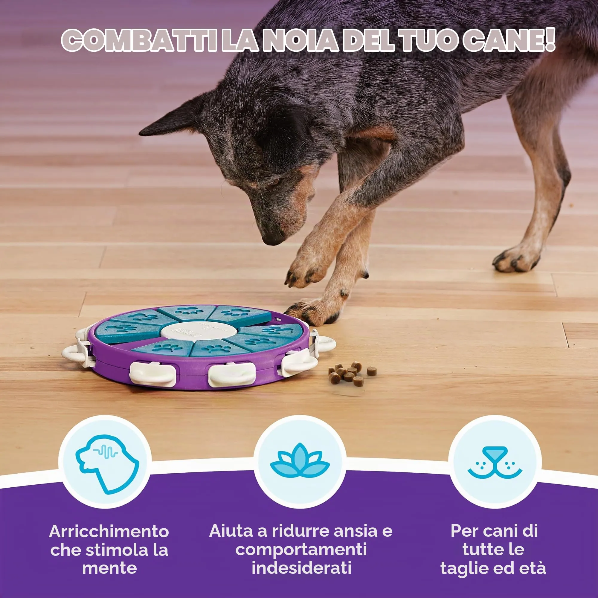 Outward Hound Nina Ottosson Dog Twister - Gioco Rompicapo Interattivo per Cani, Livello 3 Avanzato - immagine 2