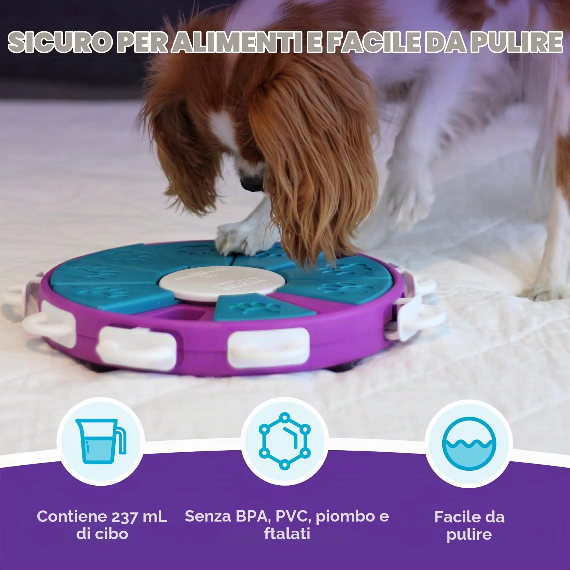Outward Hound Nina Ottosson Dog Twister - Gioco Rompicapo Interattivo per Cani, Livello 3 Avanzato - immagine 5