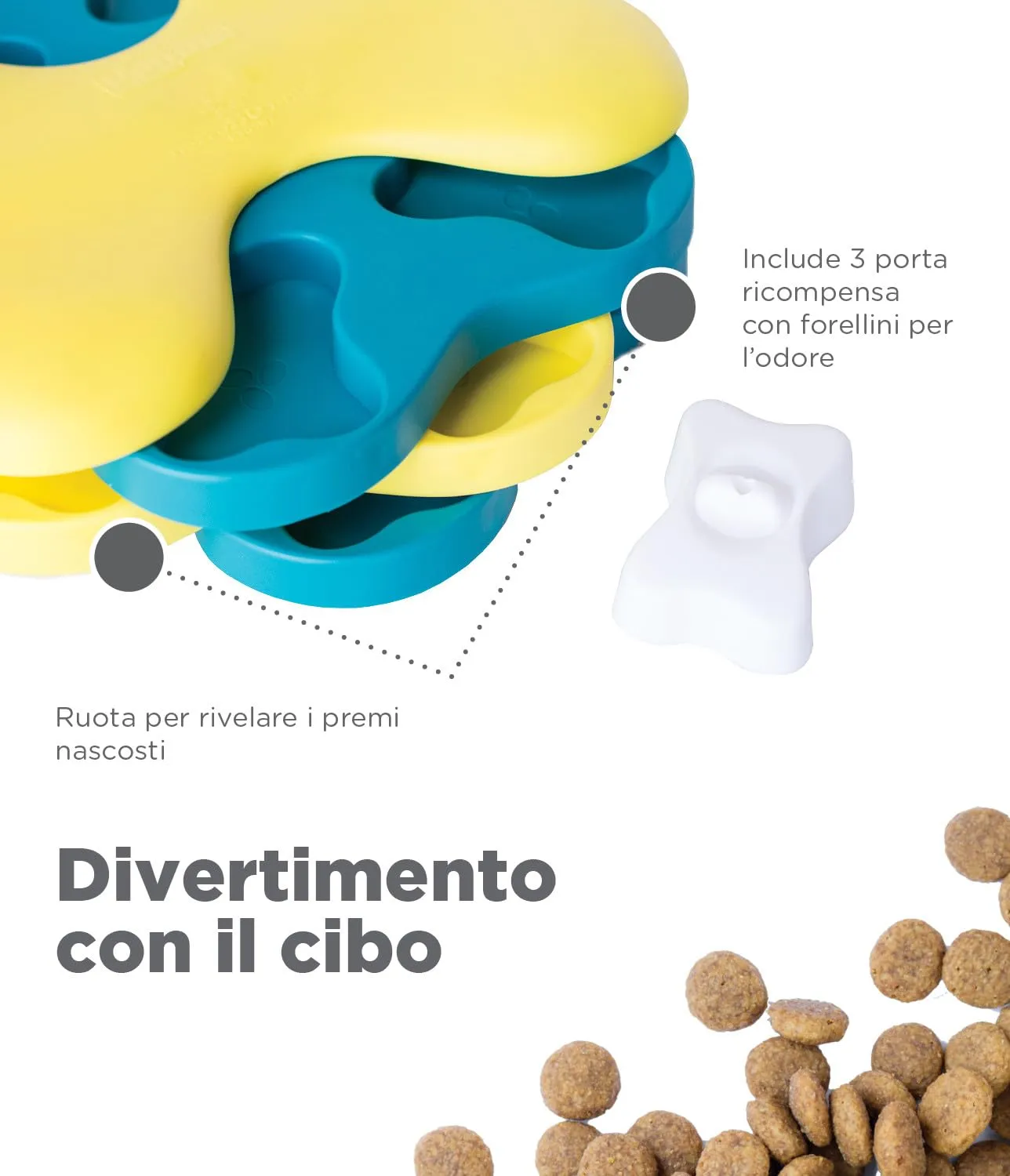 Outward Hound Nina Ottosson Dog Tornado - Gioco Rompicapo Interattivo Livello 2 - immagine 4