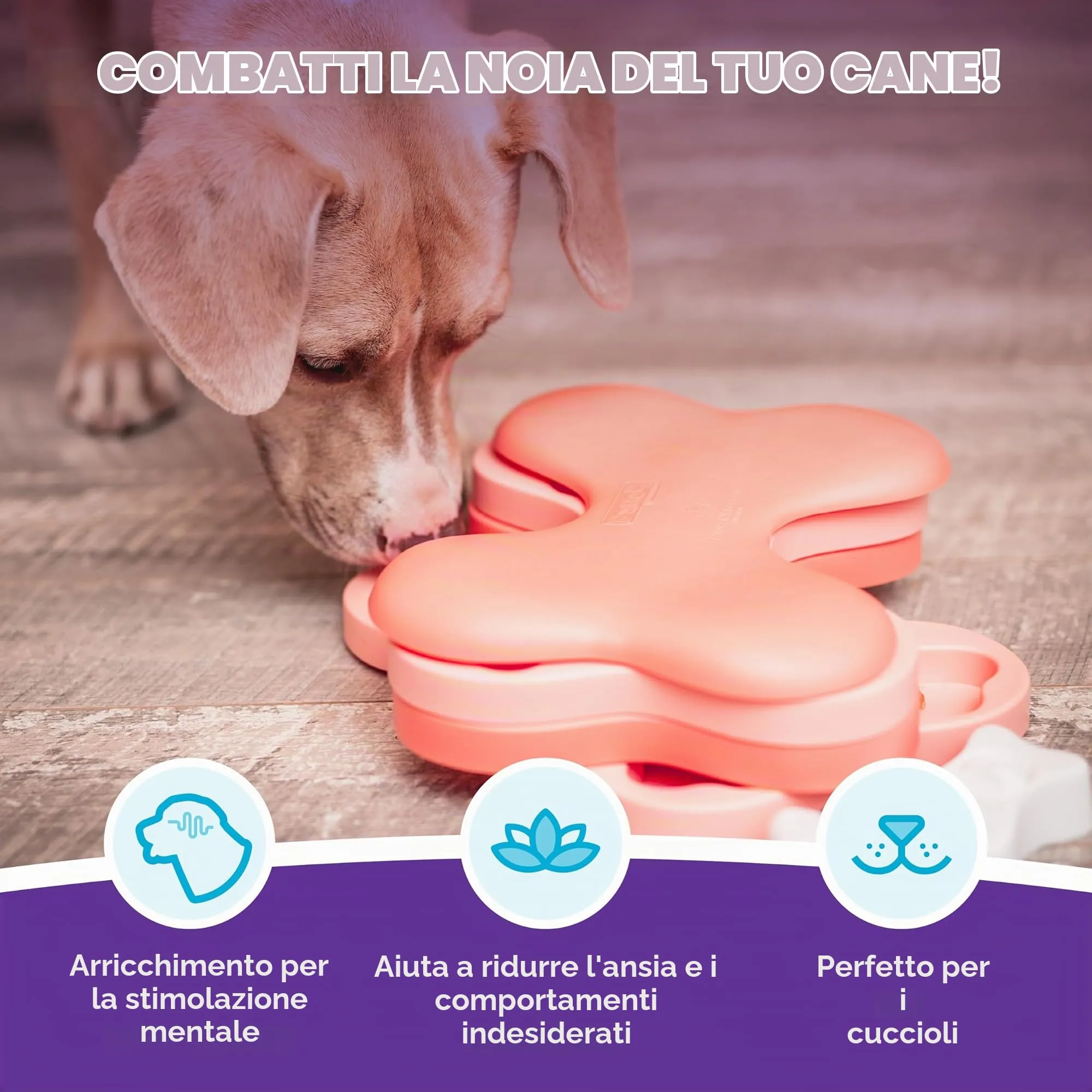 Outward Hound Nina Ottosson Puppy Tornado - Gioco Interattivo Rompicapo per Cani Livello 2 - immagine 2