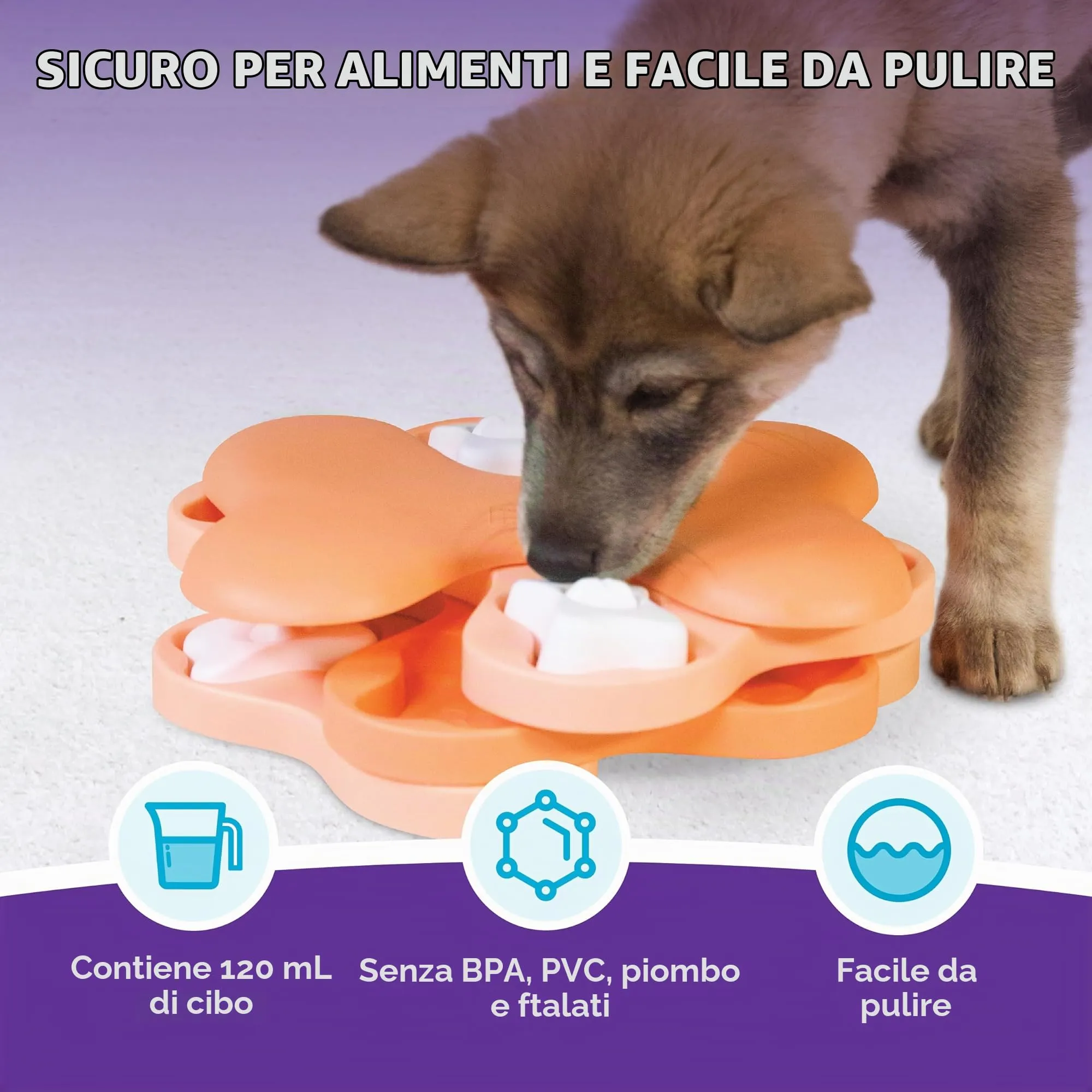 Outward Hound Nina Ottosson Puppy Tornado - Gioco Interattivo Rompicapo per Cani Livello 2 - immagine 5