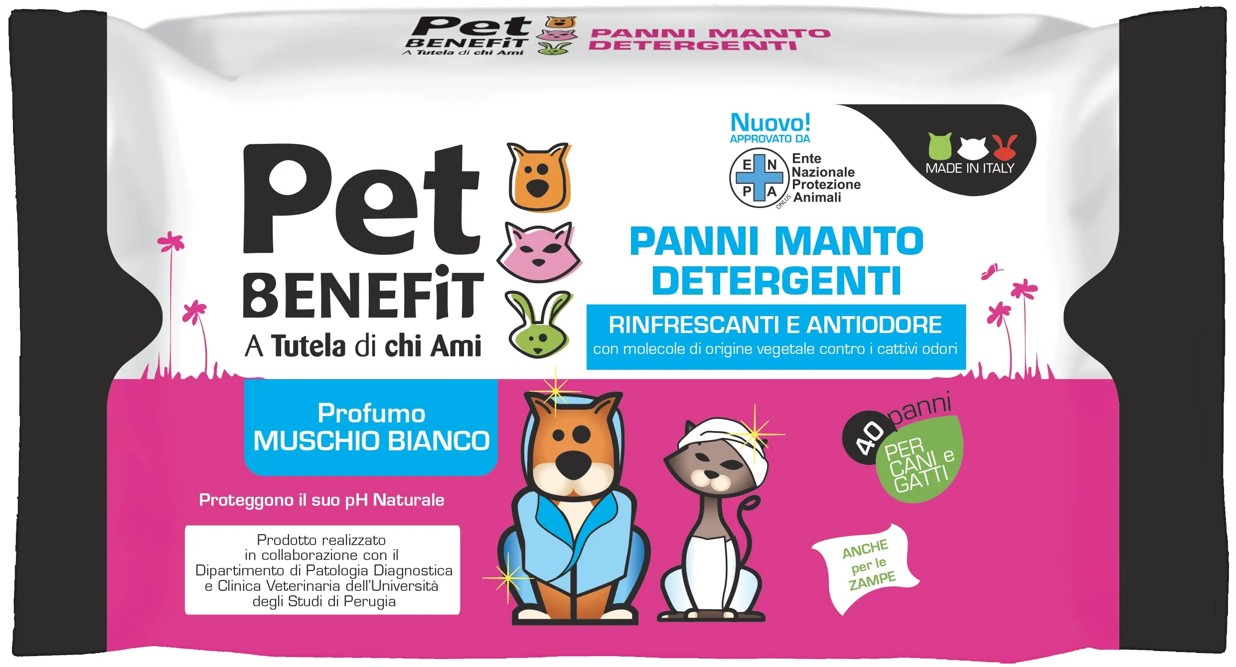 Pet Benefit Panni Manto Maxi Antiodore 40 - immagine 1