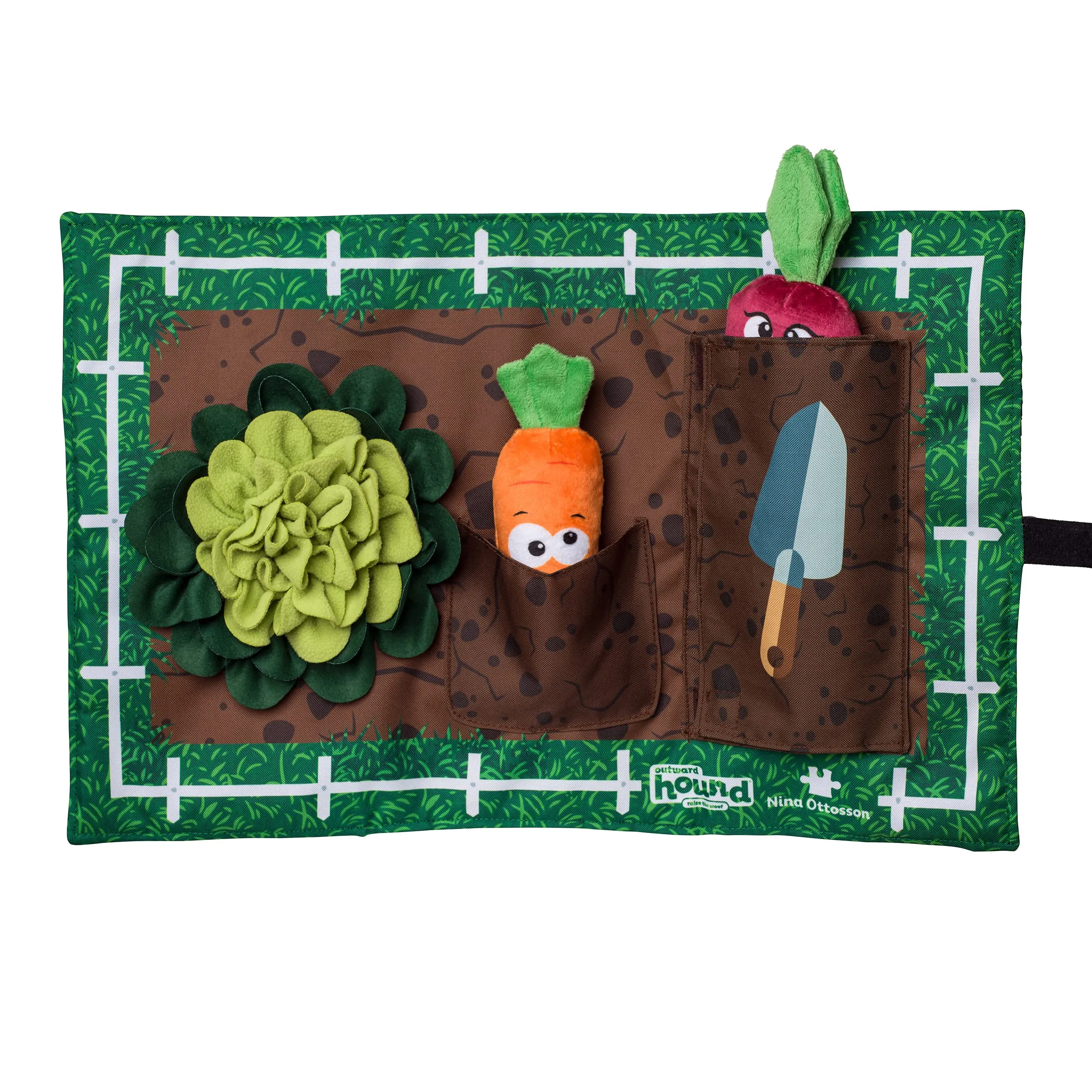 Outward Hound Nina Ottosson Activity Matz Garden Game Dog Puzzle Mat - immagine 1