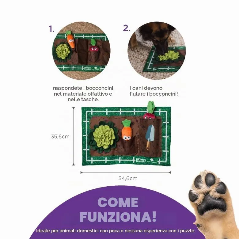 Outward Hound Nina Ottosson Activity Matz Garden Game Dog Puzzle Mat - immagine 3