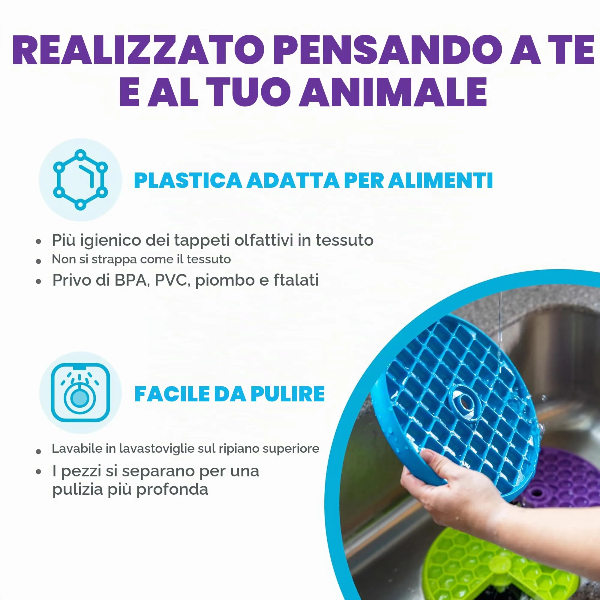 Outward Hound Nina Ottosson Lickin' Layers Rompicapo Interattivo e Ciotola Anti-ingozzamento per Cani - immagine 4