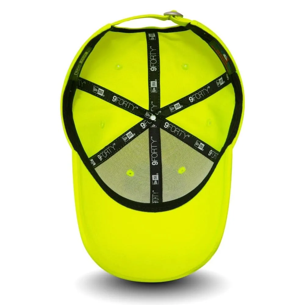 New Era York Yankees MLB 9Forty Adjustable Cap - Neon Yellow - One Size - immagine 6
