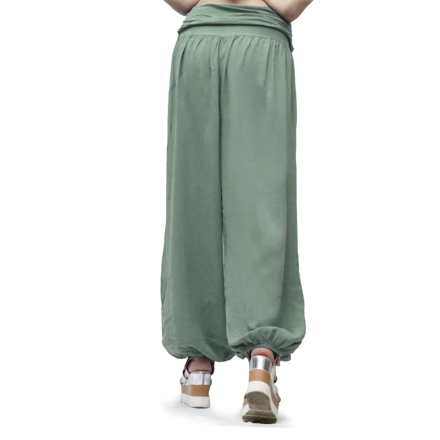 GLAMEXX24 Pantaloni Harem Donna, Pantaloni Yoga Casual Larga con Tasche, Leggeri per Jogging, Danza, Pilates - immagine 4