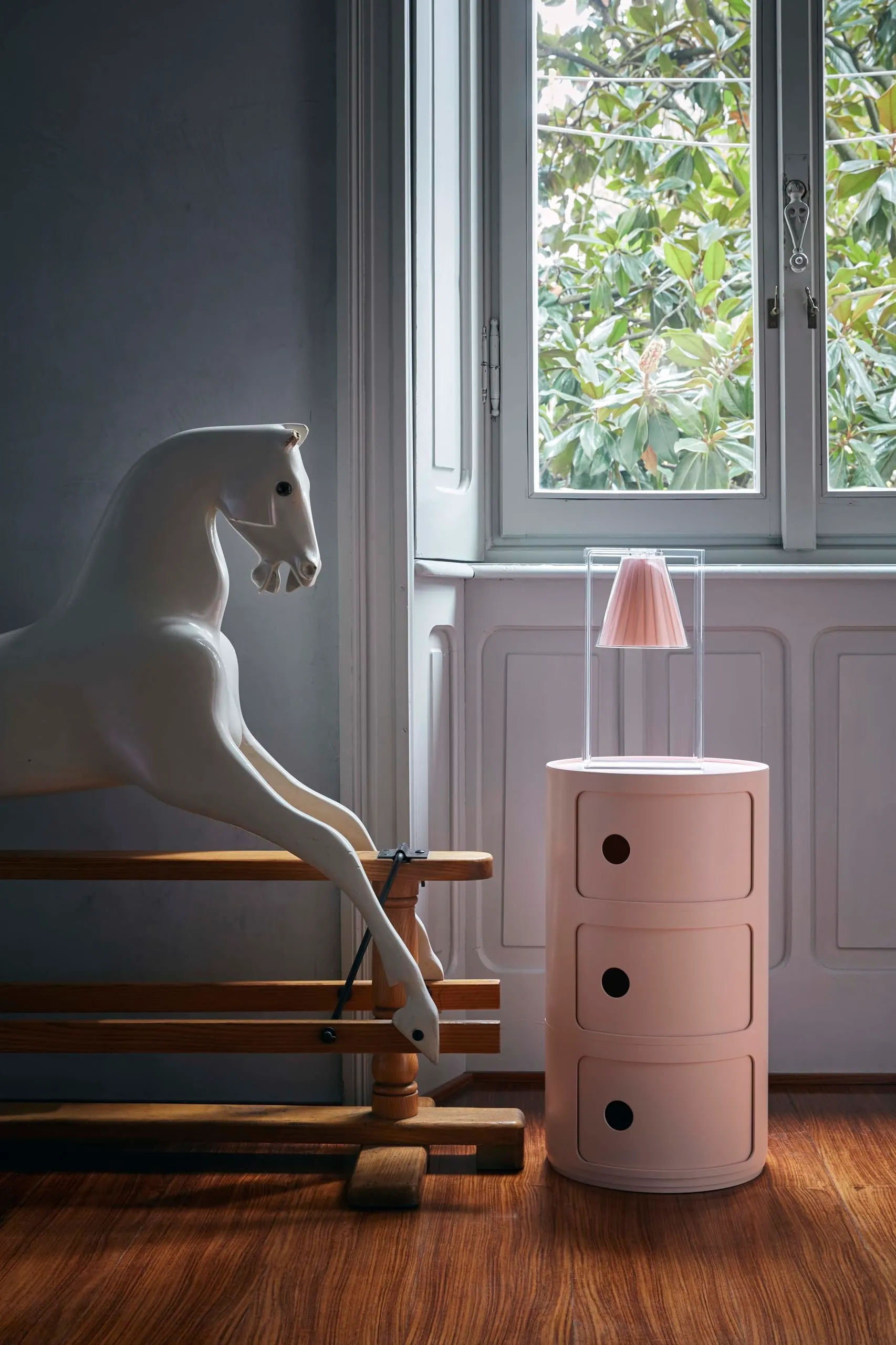 Kartell Componibili Bio Mobile Contenitore 3 Elementi, Rosa - immagine 4