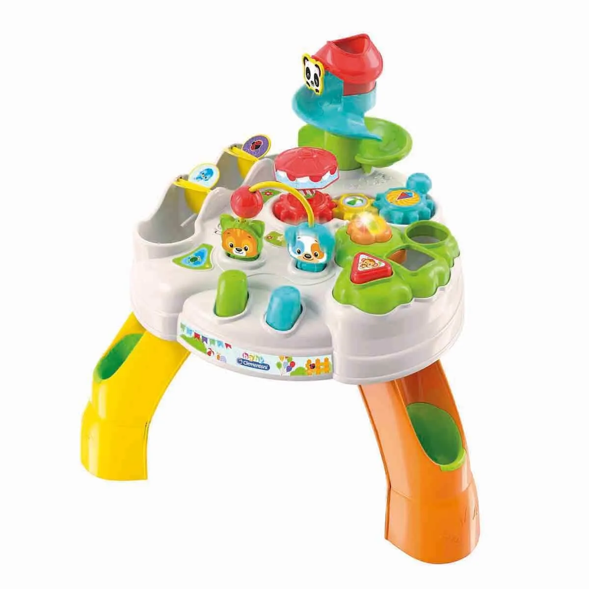 Clementoni Baby Tavolo Happy Park Tavolino Multiattività Interattivo 17300 - immagine 1