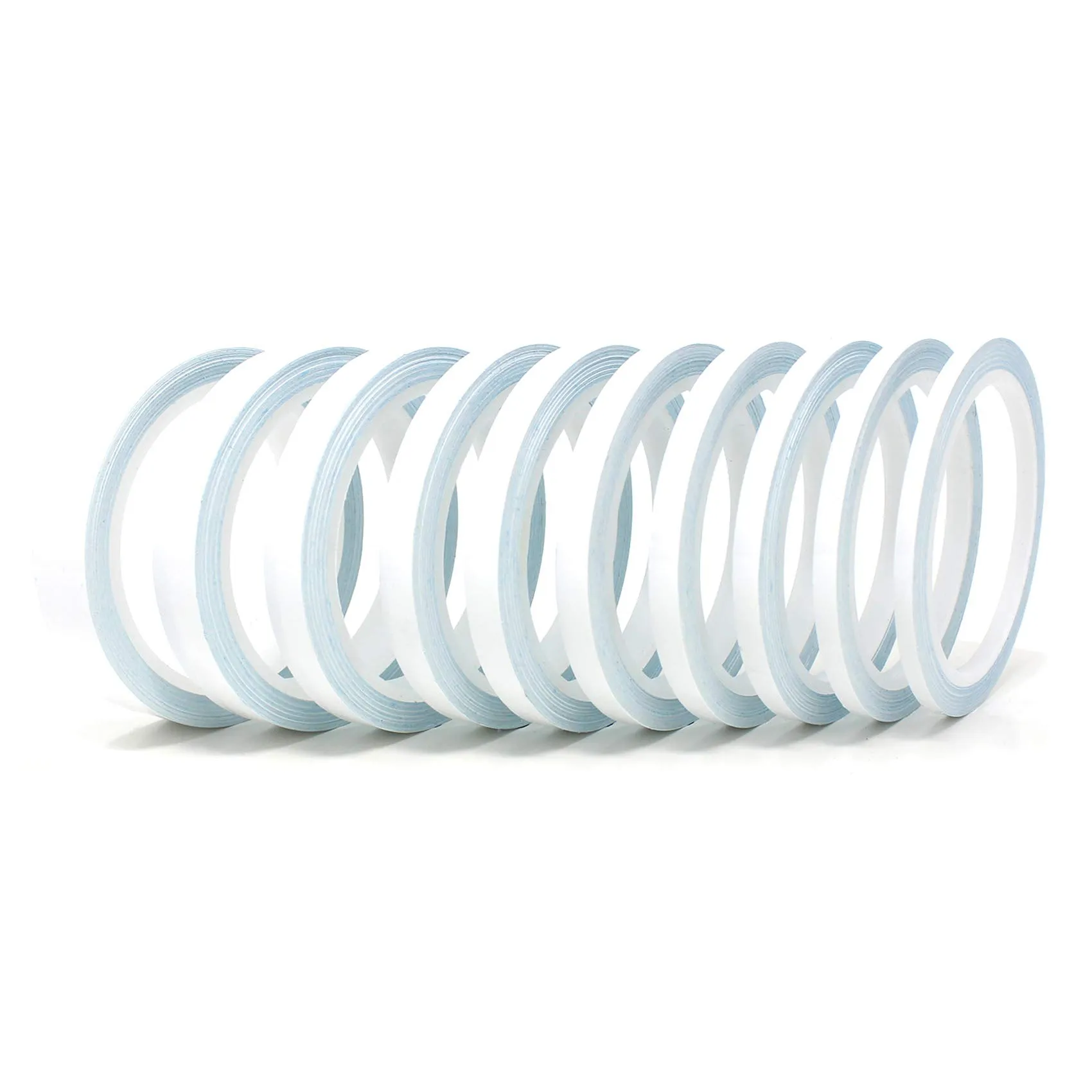 Finest Folia Strisce Adhesive Decorative 10m (8mm, Bianco) - immagine 2