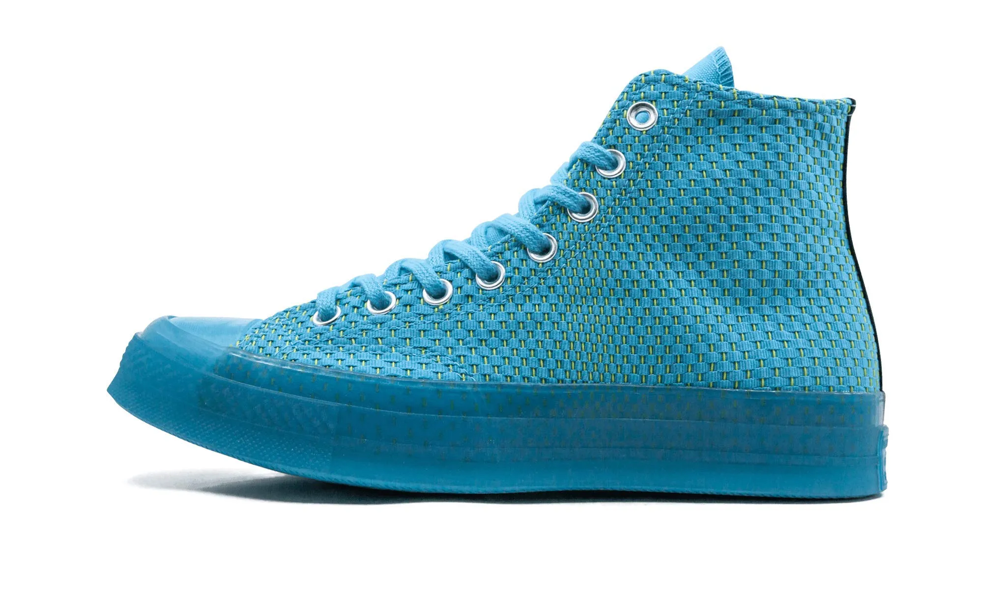 Converse All Star 70 Sneaker Alta Donna, Gnarley Blue Bold Lime, 45 EU - immagine 1