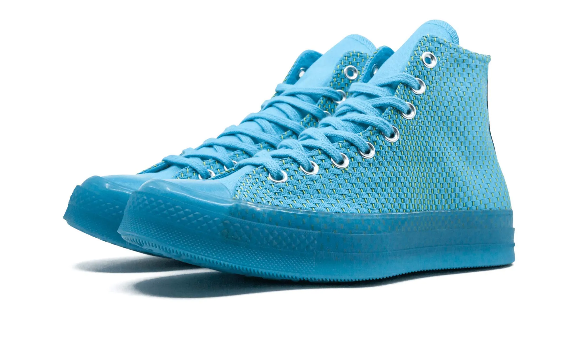 Converse All Star 70 Sneaker Alta Donna, Gnarley Blue Bold Lime, 45 EU - immagine 2