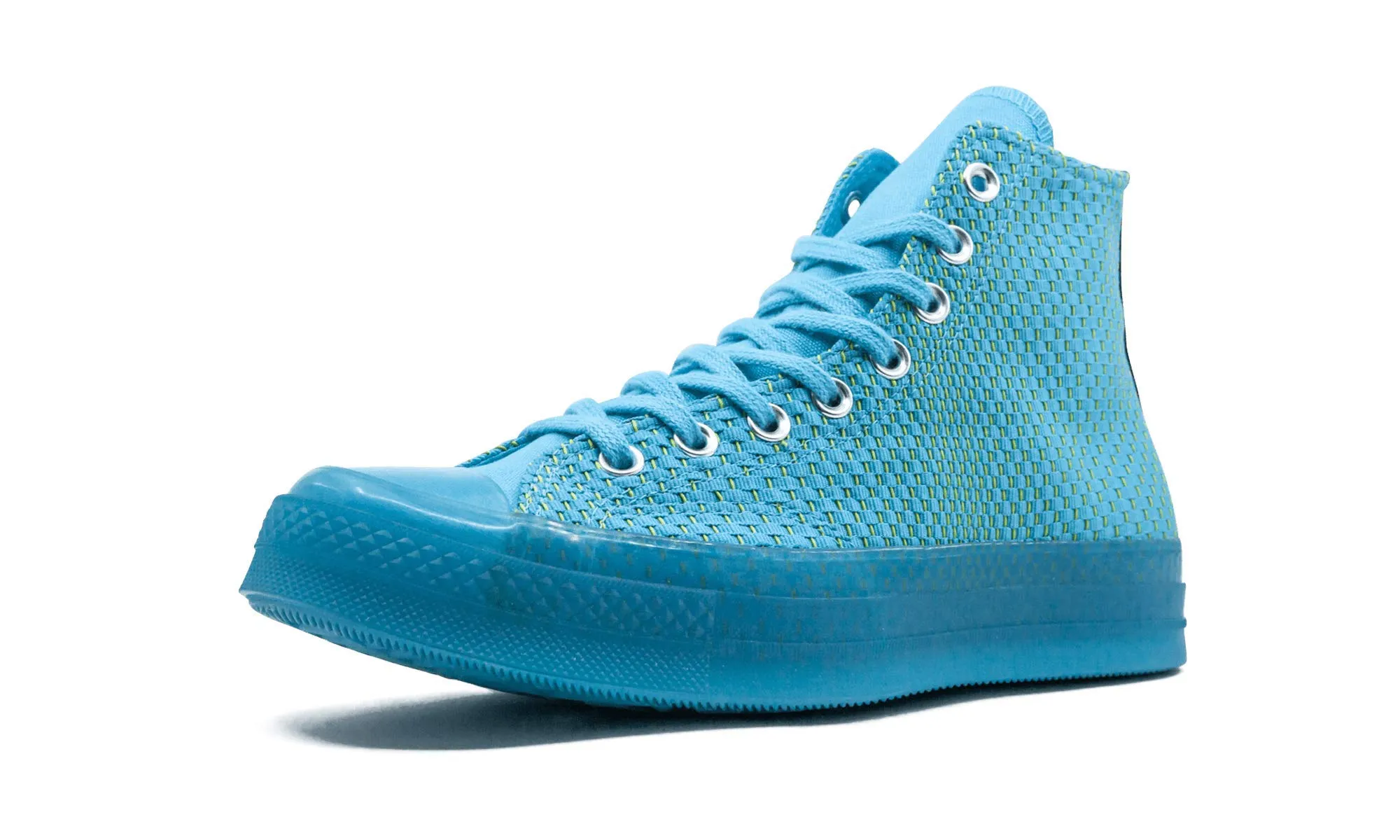 Converse All Star 70 Sneaker Alta Donna, Gnarley Blue Bold Lime, 45 EU - immagine 4