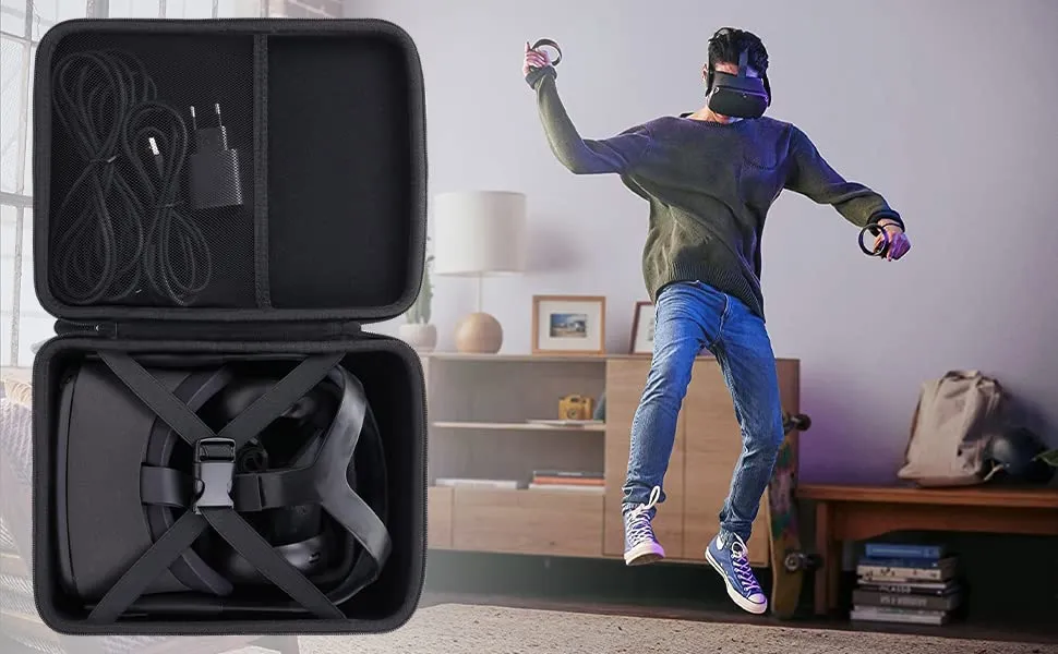 Aenllosi Custodia Rigida per Oculus Quest 2 e PICO 4 - immagine 7