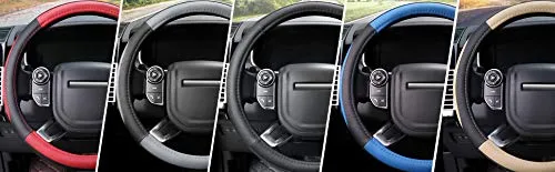 COFIT Coprivolante Auto Universale in Pelle Microfibra Antiscivolo per SUV e Camion, 39-40.5cm, Nero - immagine 7