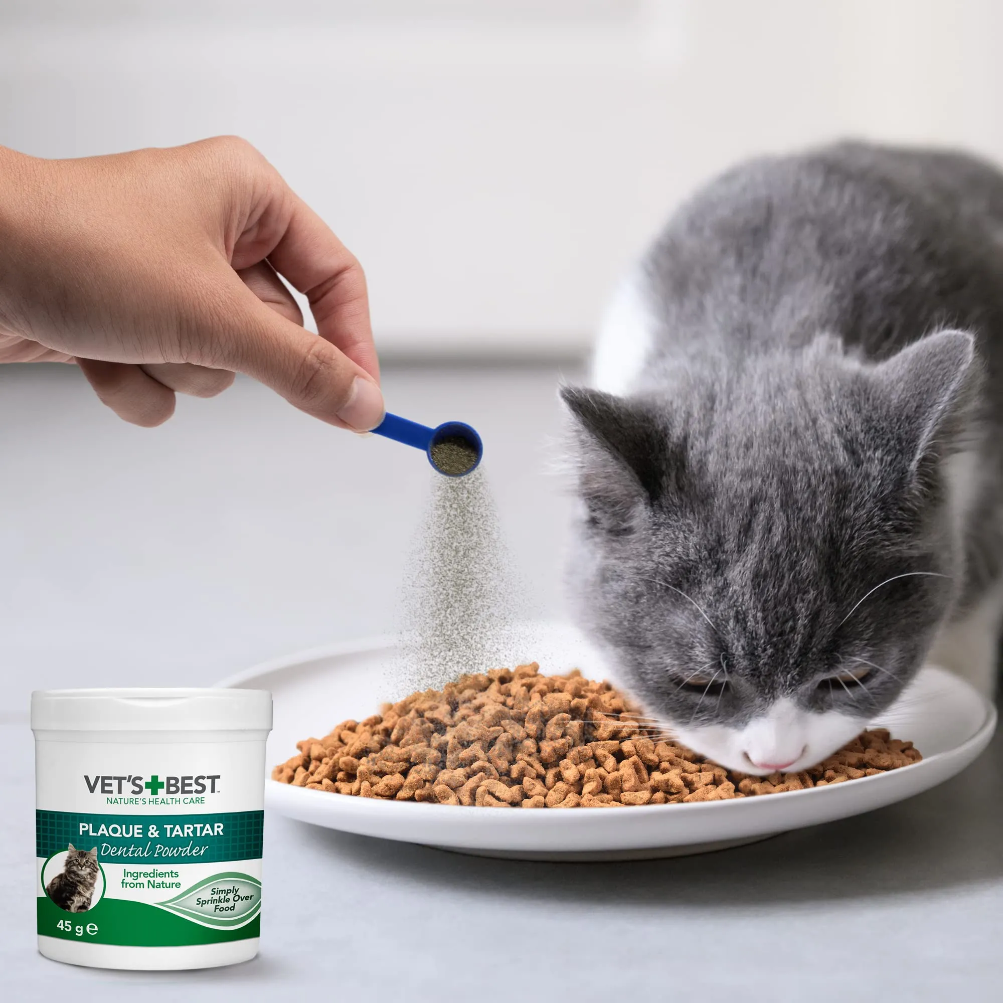 Vet's Best Polvere Dentale Naturale Avanzata per Gatti, 45g - immagine 4