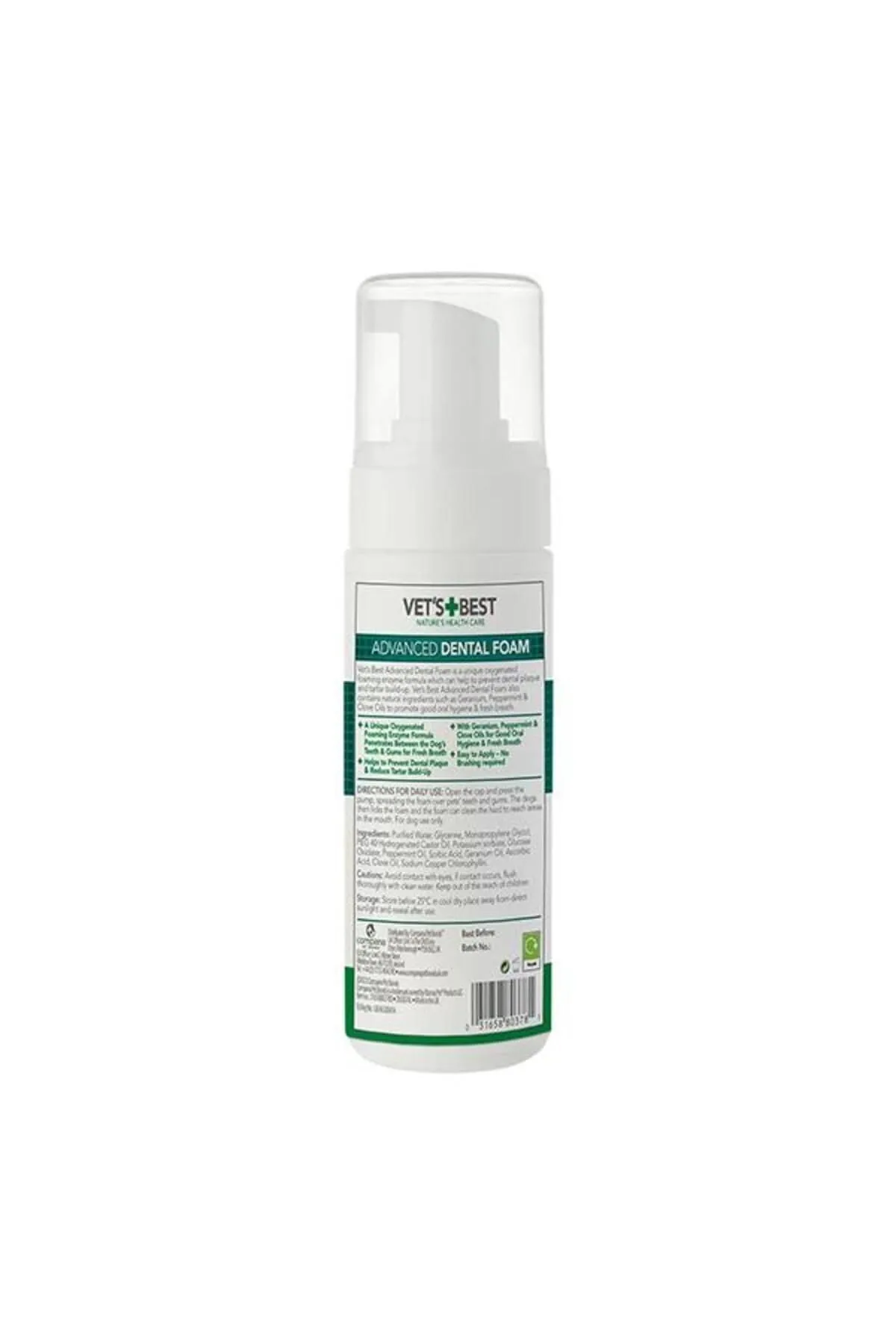 Vet's Best Schiuma Dentale Enzimatica per Cani 120ml - immagine 2