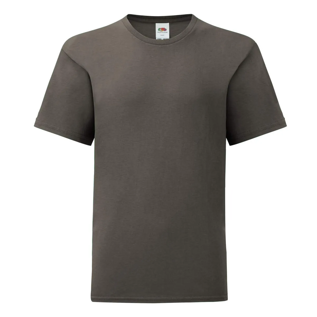 Fruit of the Loom Boys Iconic T-Shirt - Verde/Cachi - 3-4 anni - immagine 2
