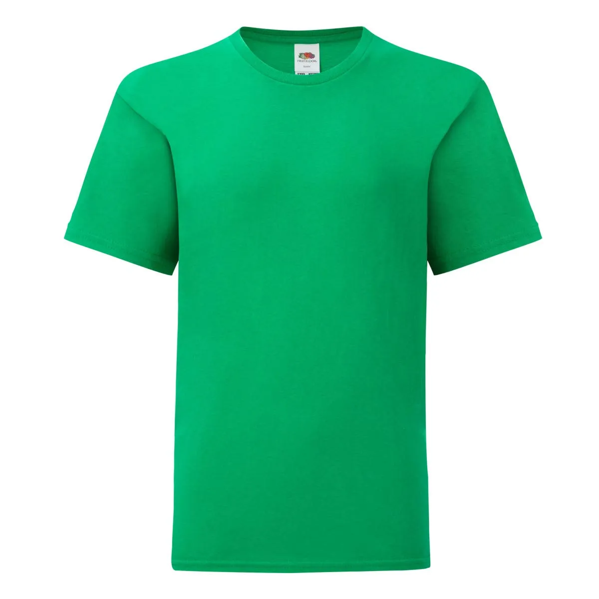 Fruit of the Loom Boys Iconic T-Shirt - Verde/Cachi - 3-4 anni - immagine 8