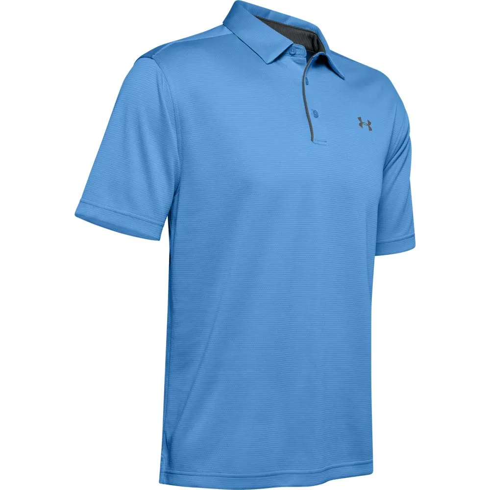 Under Armour Tech Polo Uomo, Carolina Blue / Pitch Gray, S - immagine 1