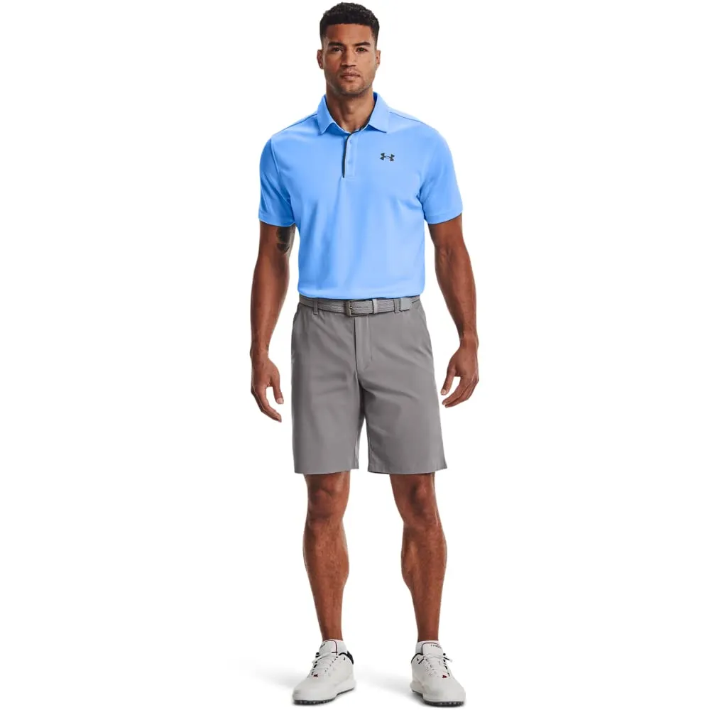 Under Armour Tech Polo Uomo, Carolina Blue / Pitch Gray, S - immagine 4
