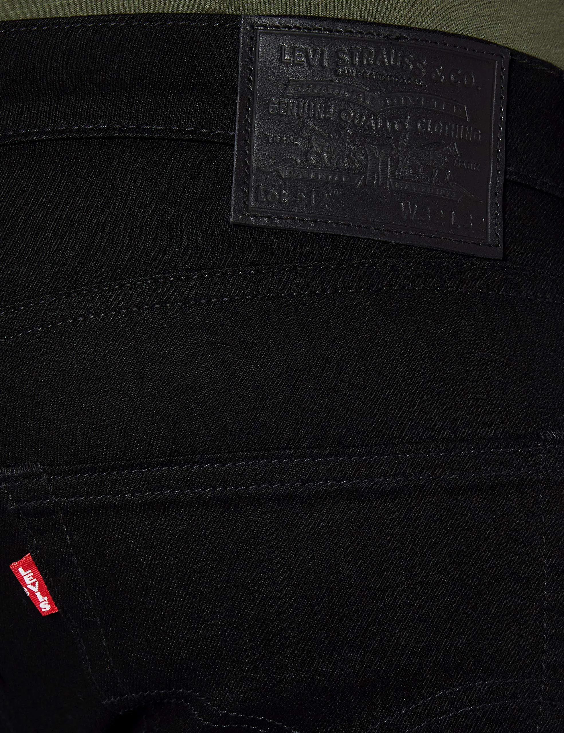 Levi's 512 Slim Taper Jeans, Nero, 31W / 34L - immagine 4