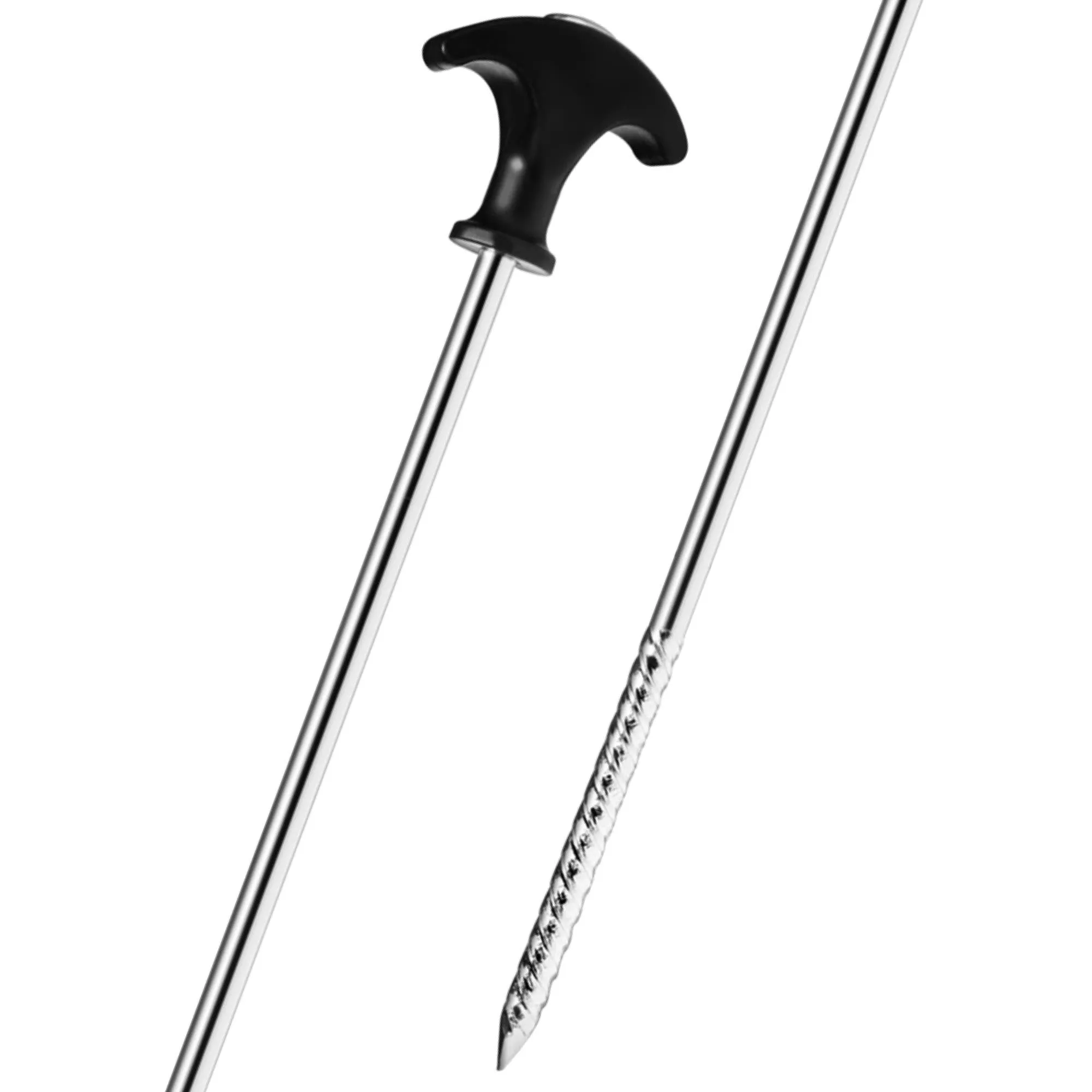 com-four Picchetti in acciaio filettati, 24 pezzi, 300x7mm - immagine 6