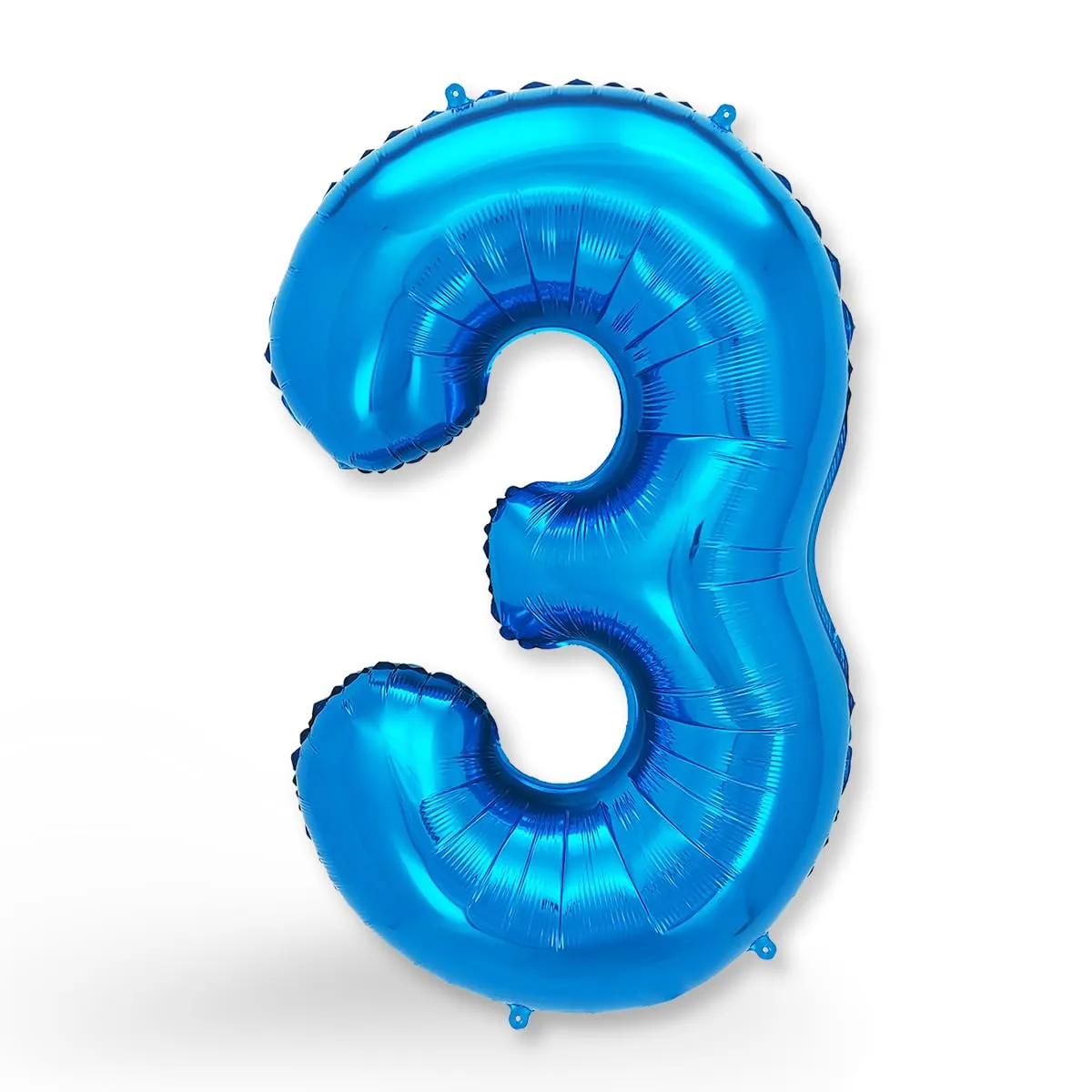 FUNXGO Palloncini Numero 3 Blu, Set da 3 Pezzi - immagine 1