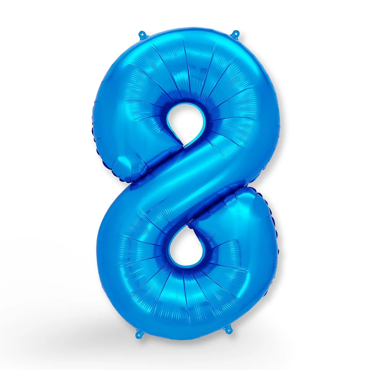 FUNXGO Palloncini in alluminio Numero 8, Blu - immagine 1