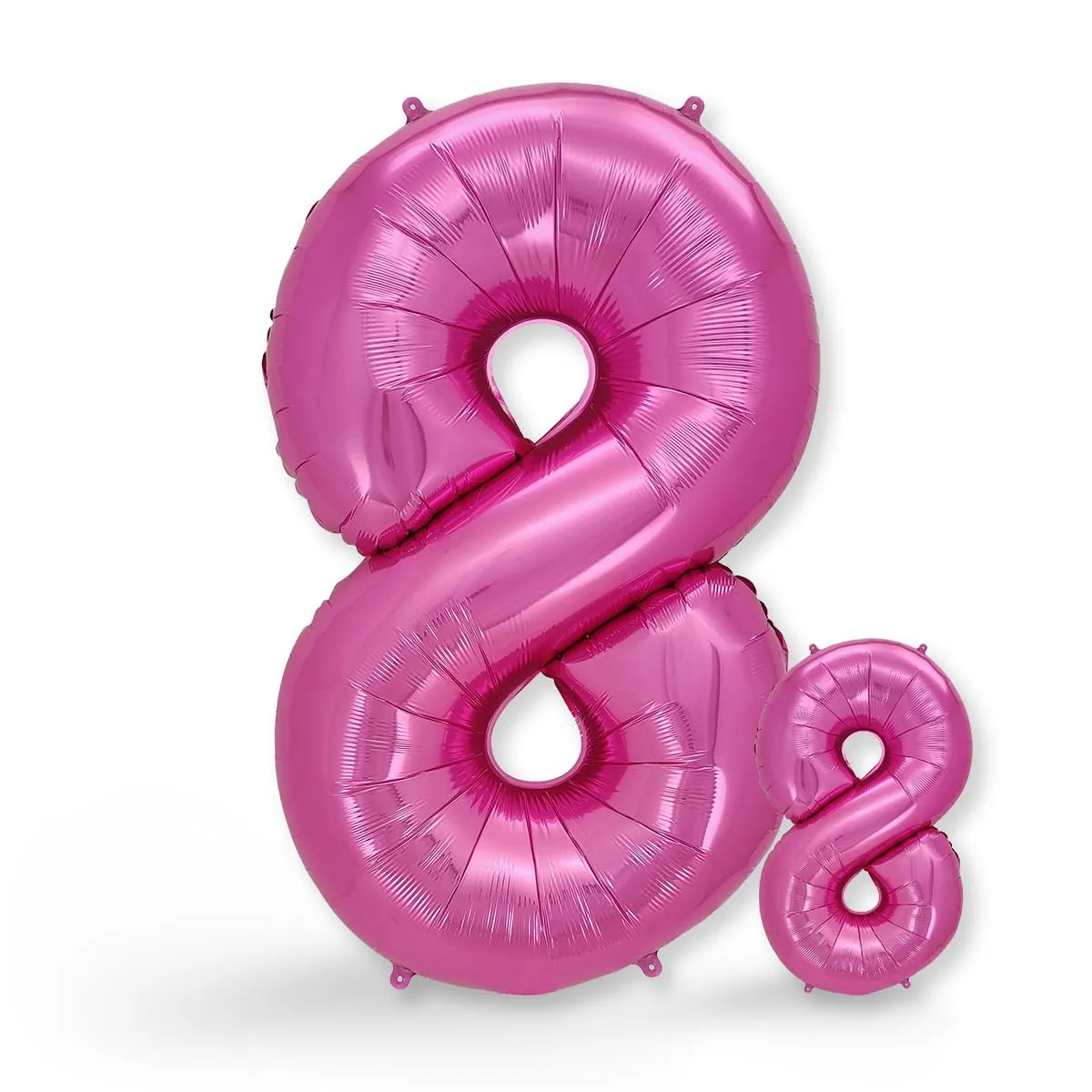 FUNXGO Palloncino Numero 8 Rosa - immagine 1