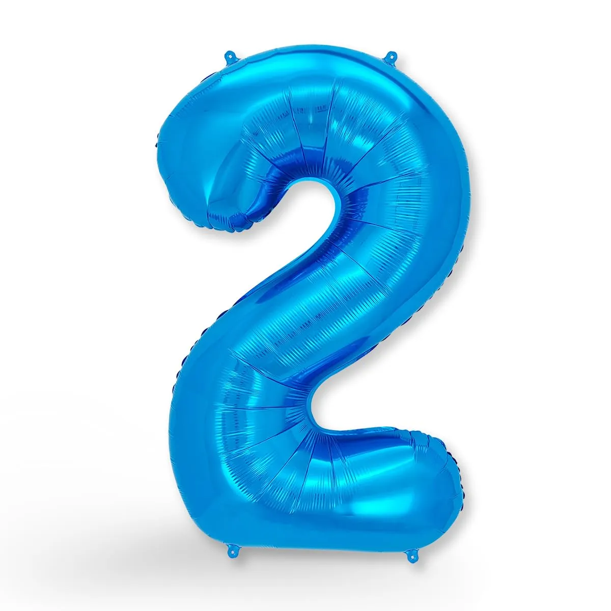 FUNXGO Palloncini in alluminio numero 2, Blu - immagine 1