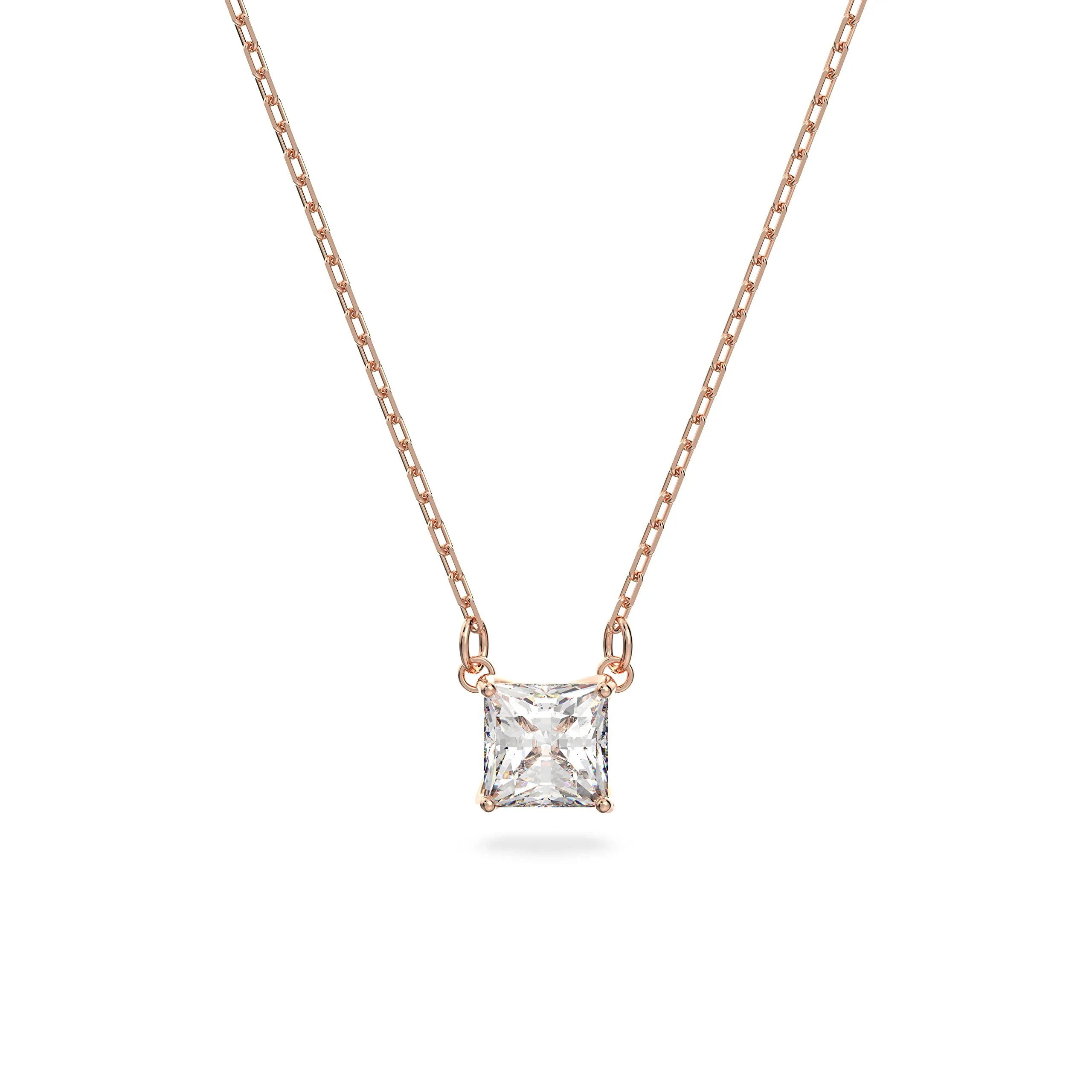 Swarovski Collana Attract Bianco Placcato Oro Rosa - immagine 1