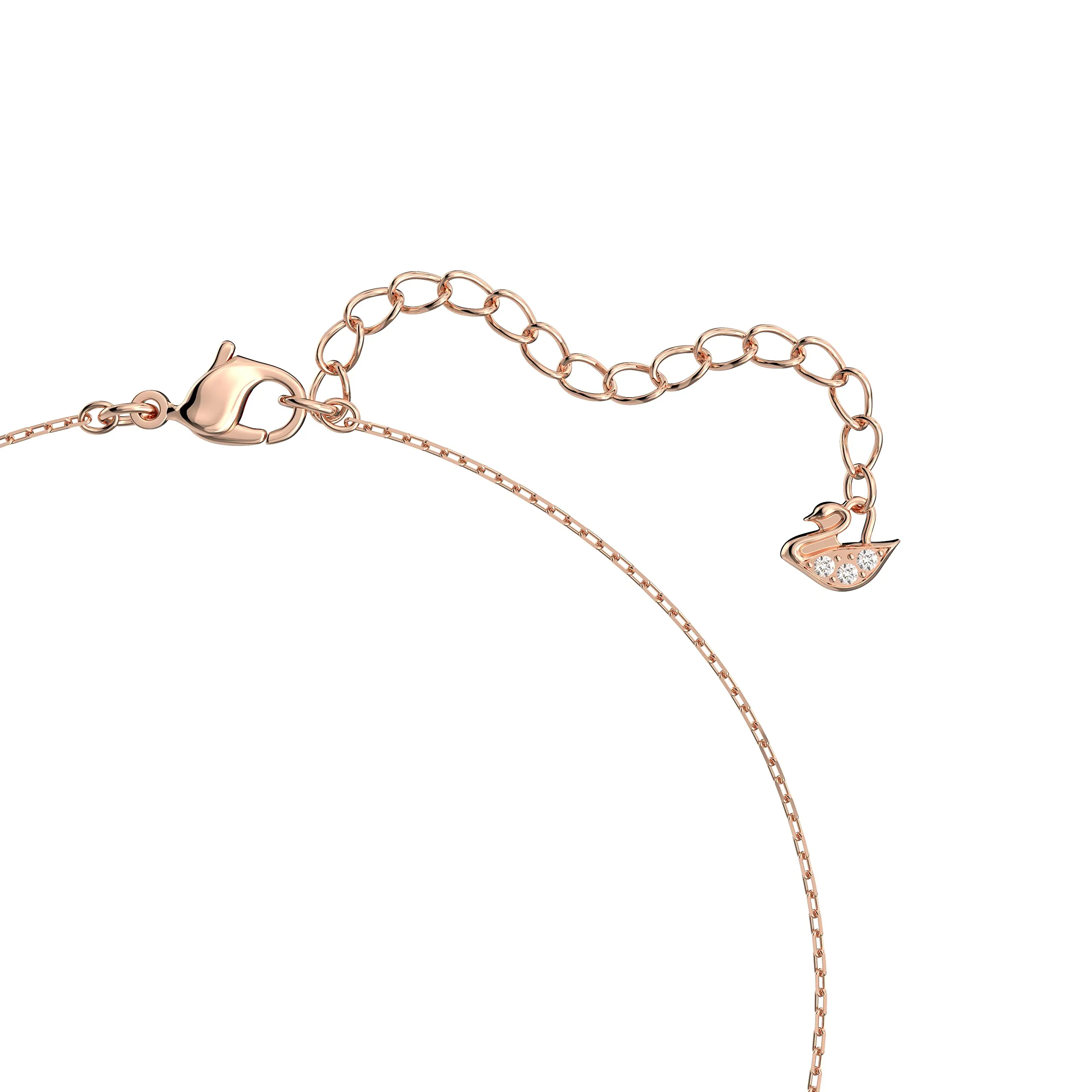 Swarovski Collana Attract Bianco Placcato Oro Rosa - immagine 2