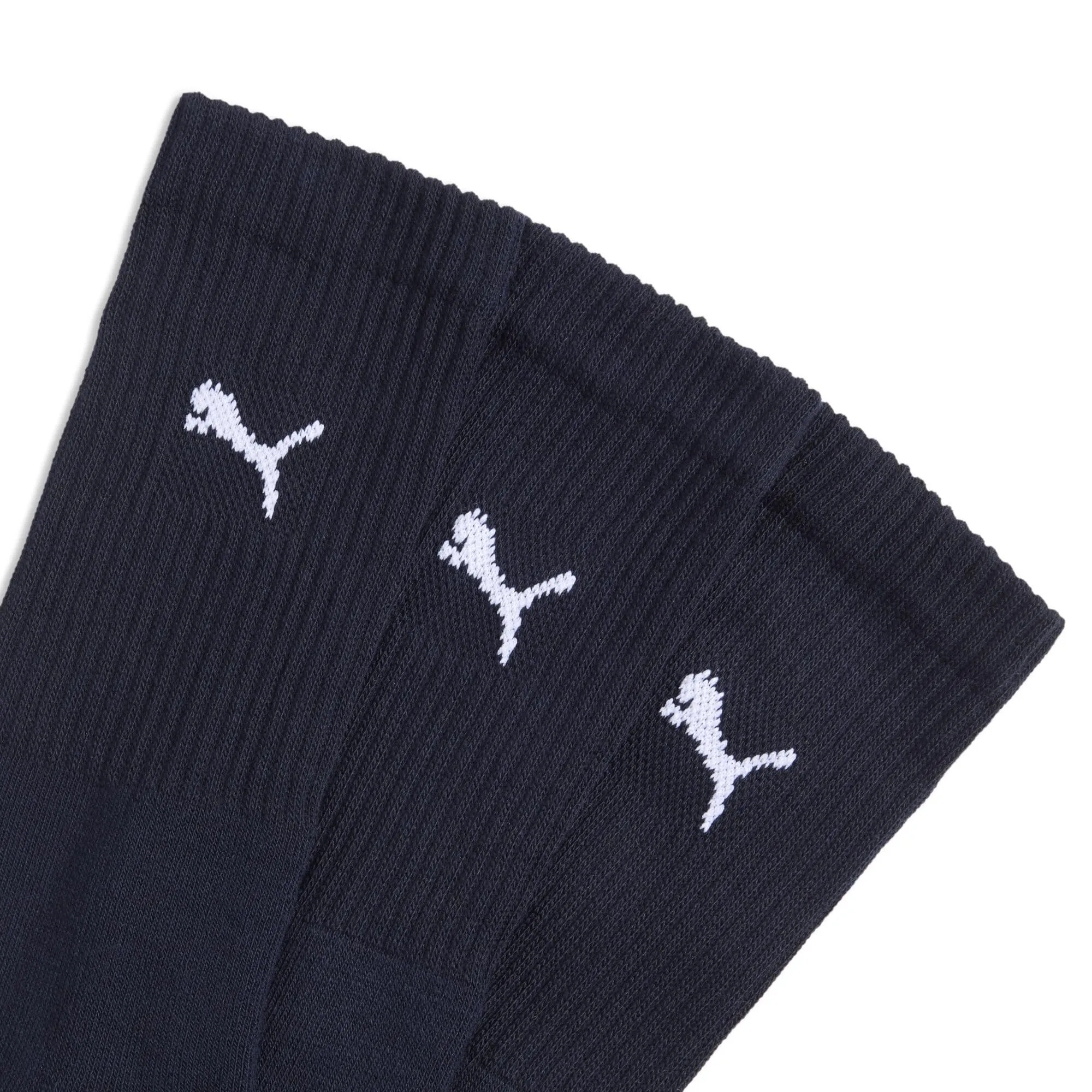 PUMA Crew Socks, Unisex Adult, Navy 312, 39-42 (Pack of 3) - immagine 3