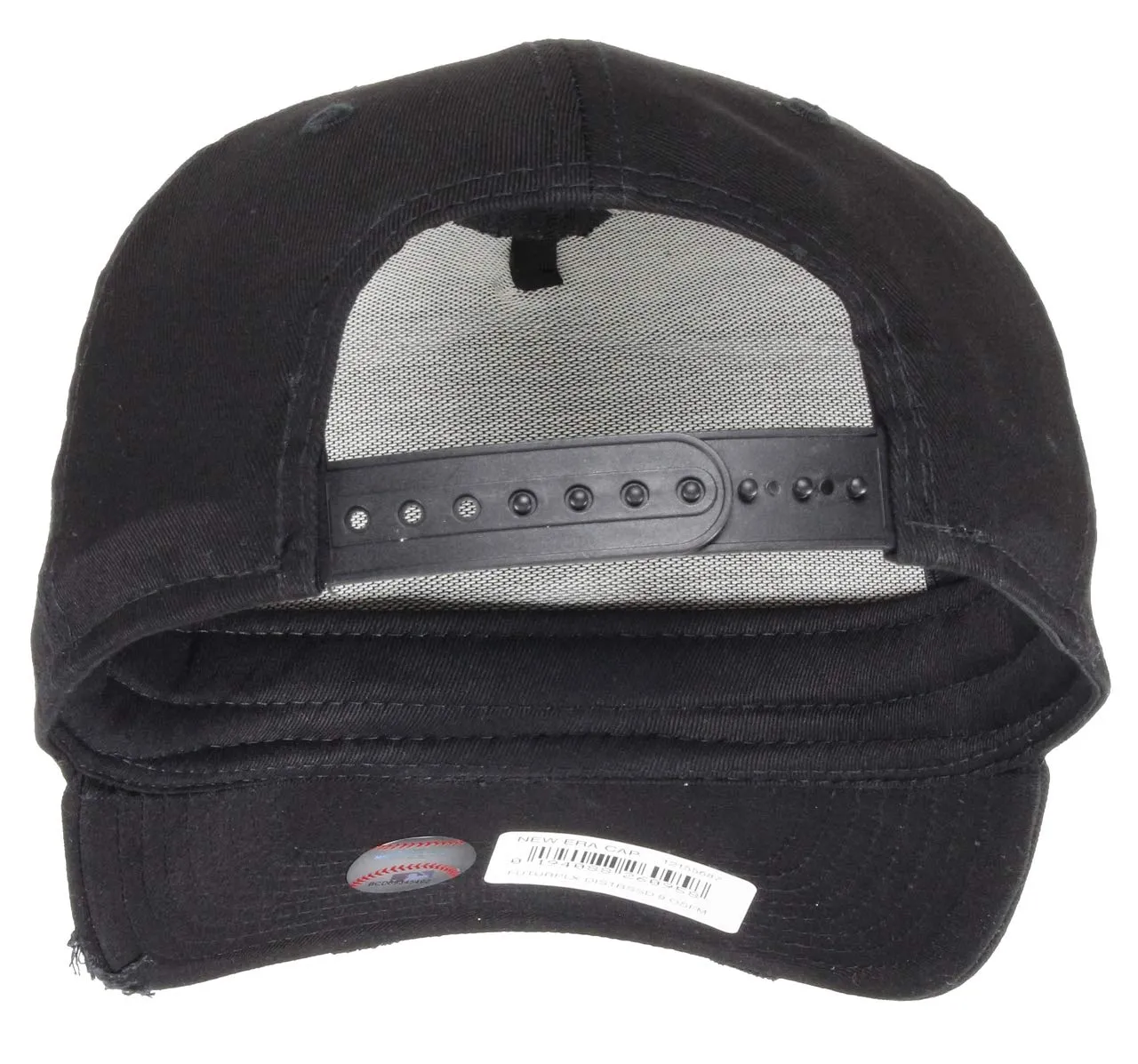 New Era New York Yankees 9FORTY A-Frame Adjustable Cap - Distressed Black/Olive - immagine 2