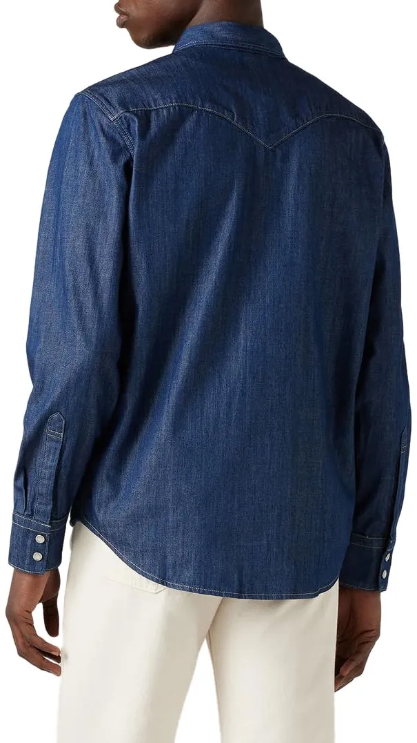 Levi's Barstow Western Standard Shirt, Indigo Rinse, XXL - immagine 4
