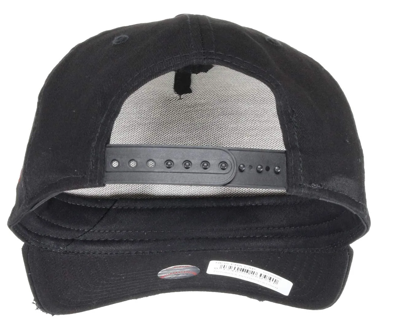 New Era York Yankees 9FORTY A-Frame Adjustable Cap - Distressed Black/Scarlet - immagine 2