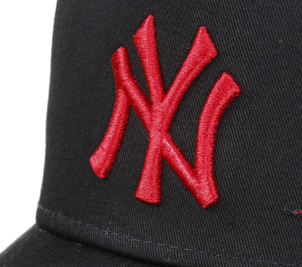 New Era York Yankees 9FORTY A-Frame Adjustable Cap - Distressed Black/Scarlet - immagine 3