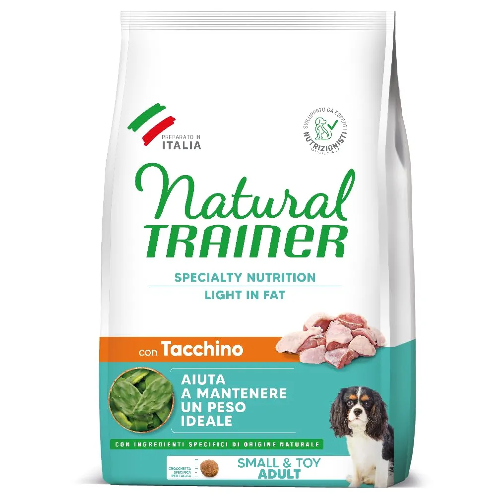 Trainer Natural Ideal Weight Small & Toy Adult Dog Food with Turkey, 2kg - immagine 6