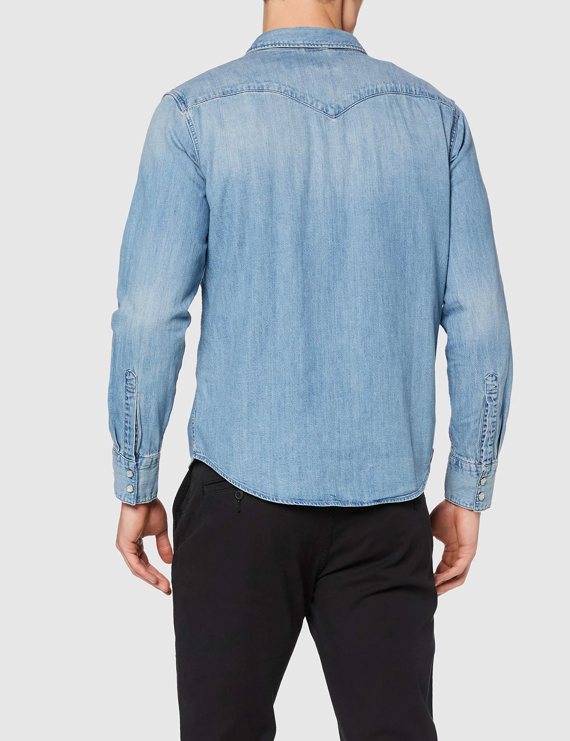 Levi's Barstow Western Standard Shirt, Red Cast Stone, M - immagine 5