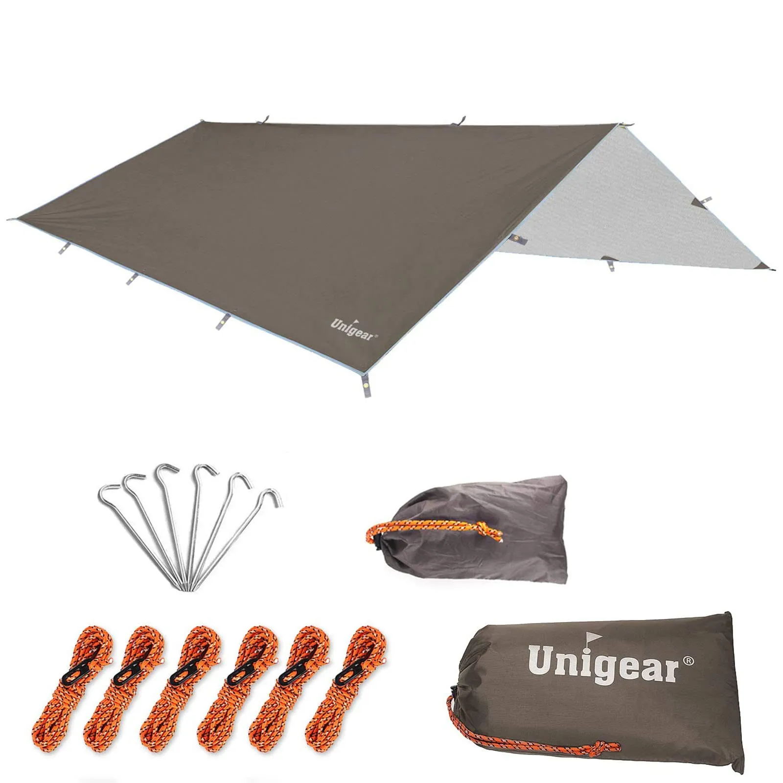 Unigear Telo Antipioggia Tarp Rain Fly Impermeabile 3x5m - immagine 1