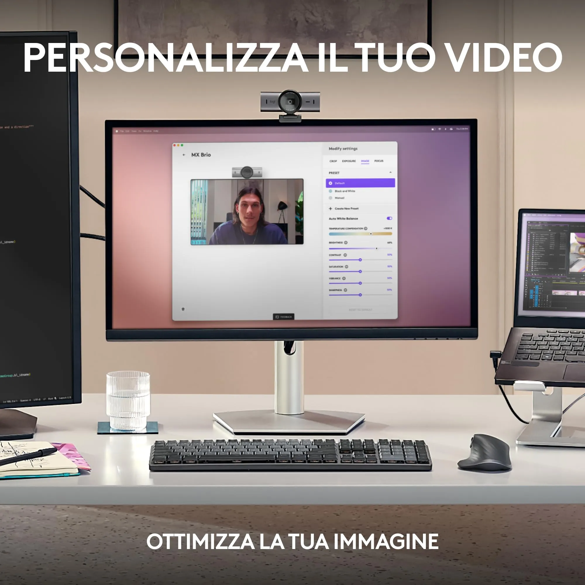 Logitech MX Brio Ultra HD 4K - Grafite - immagine 6