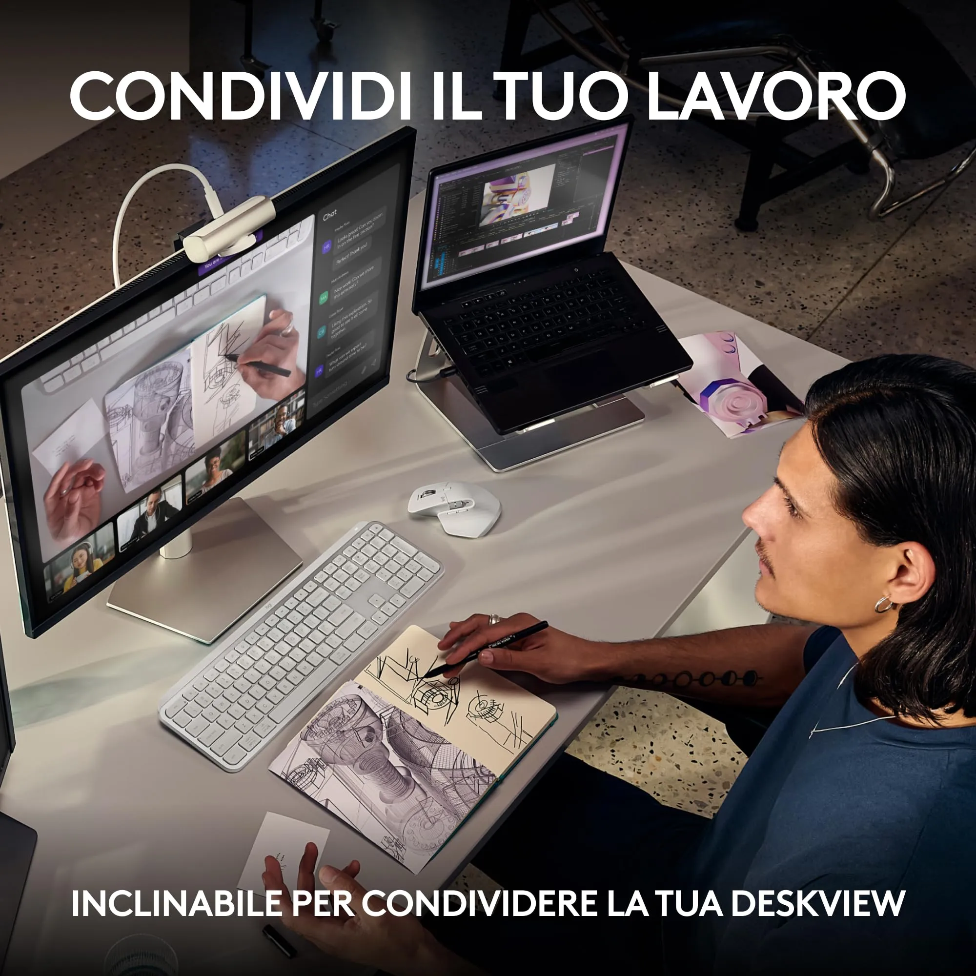 Logitech MX Brio Ultra HD 4K - Grafite - immagine 8