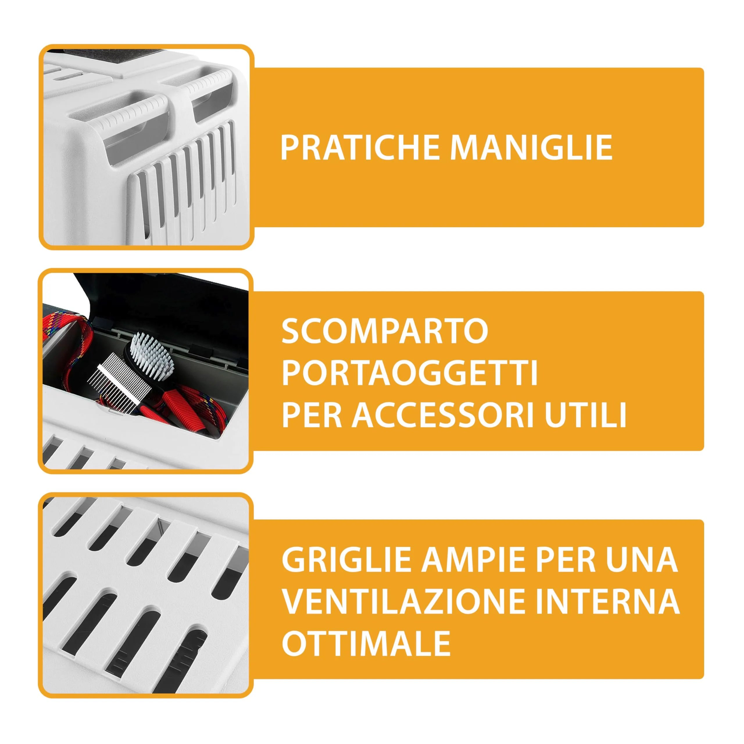 Ferplast Atlas Car 100 Trasportino per Cani da Auto, 100 x 60 x 66 cm, Max 40 kg - immagine 4