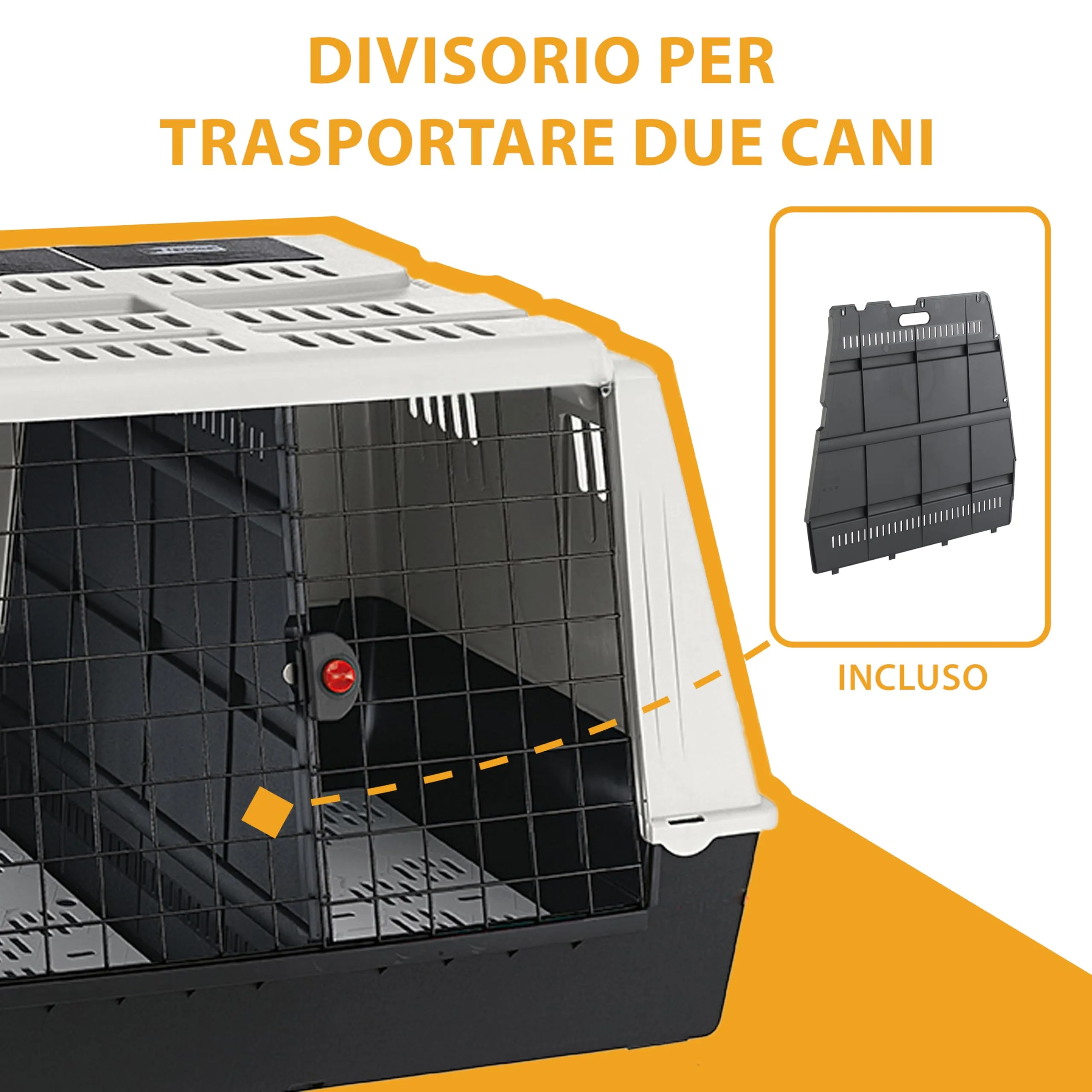Ferplast Atlas Car Maxi Trasportino per Cani, 100 x 80 x 71 cm, Max 60 kg - immagine 7