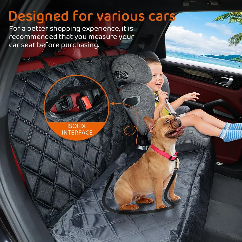 KYG Coprisedile Auto per Cani Antiscivolo e Antigraffio per Sedili Posteriori, Auto, SUV, Camion - immagine 2