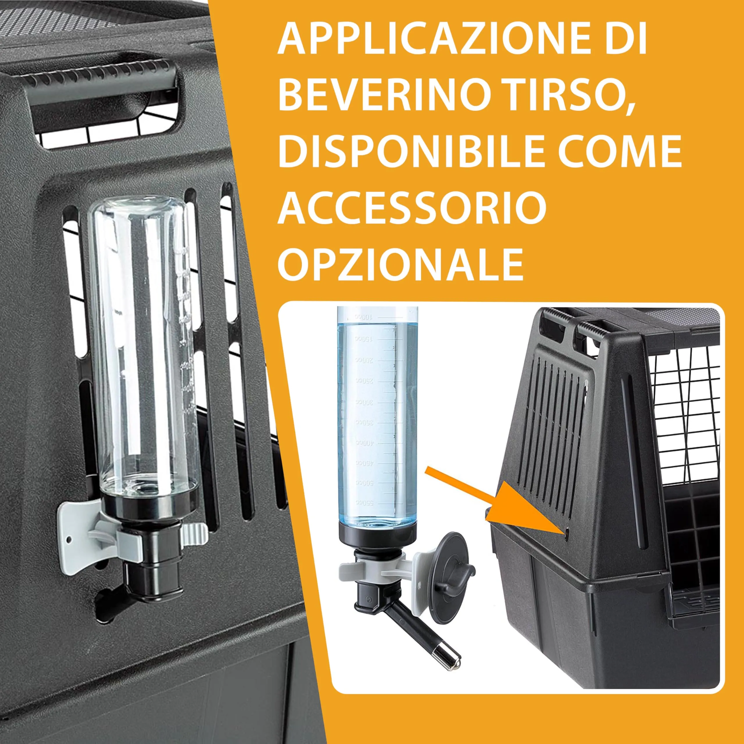 Ferplast Atlas Car 80 Scenic SE Trasportino per Cani da Auto, 82 x 51 x 61 cm, Max 20 kg - immagine 7