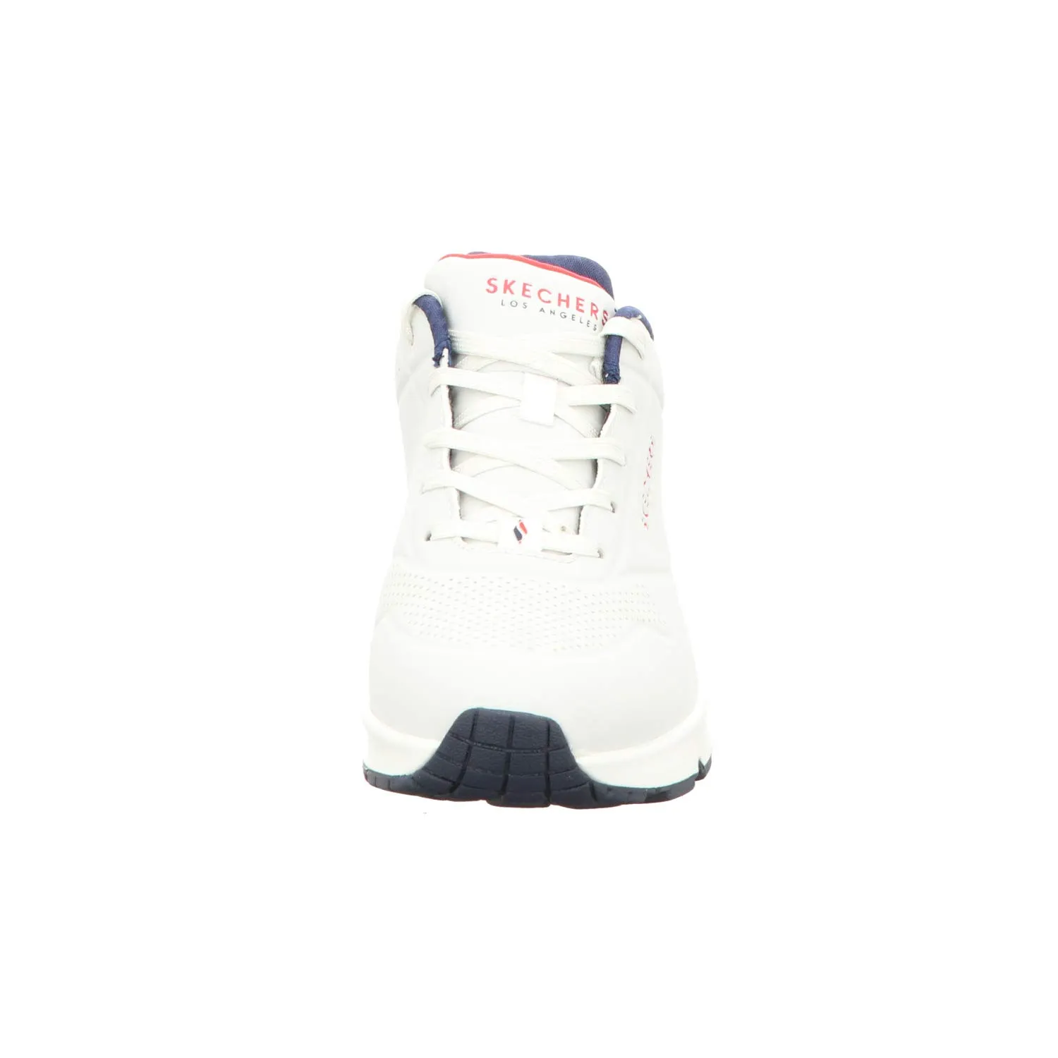 Skechers Uno Stand On Air, White Durabuck Navy Red Trim, 39.5 EU - immagine 7